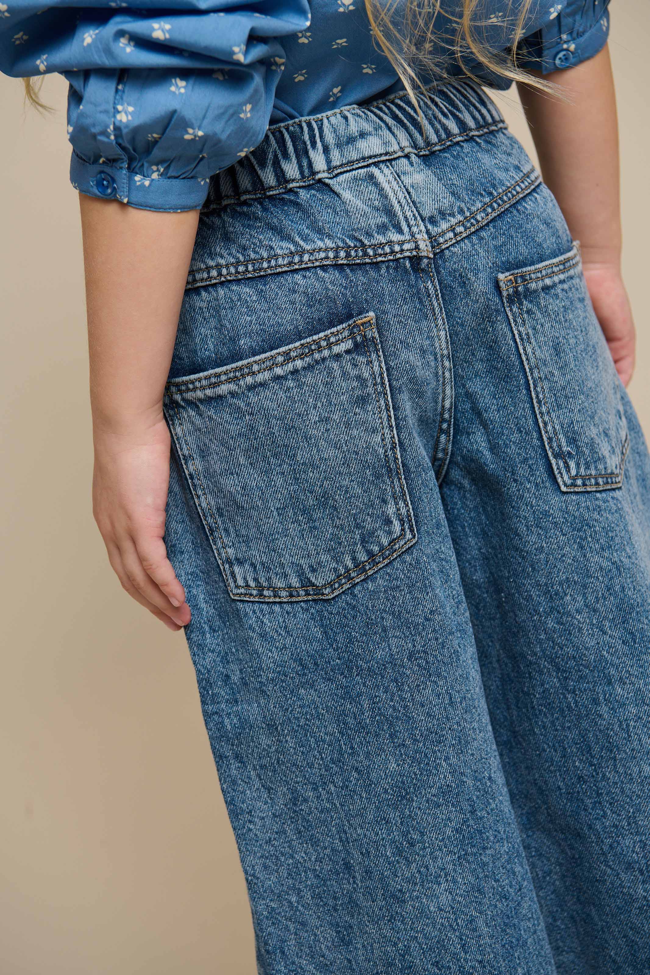 Ausgestellte Jeans - Tween - Blue denim | 101154 Carmen - Image 4