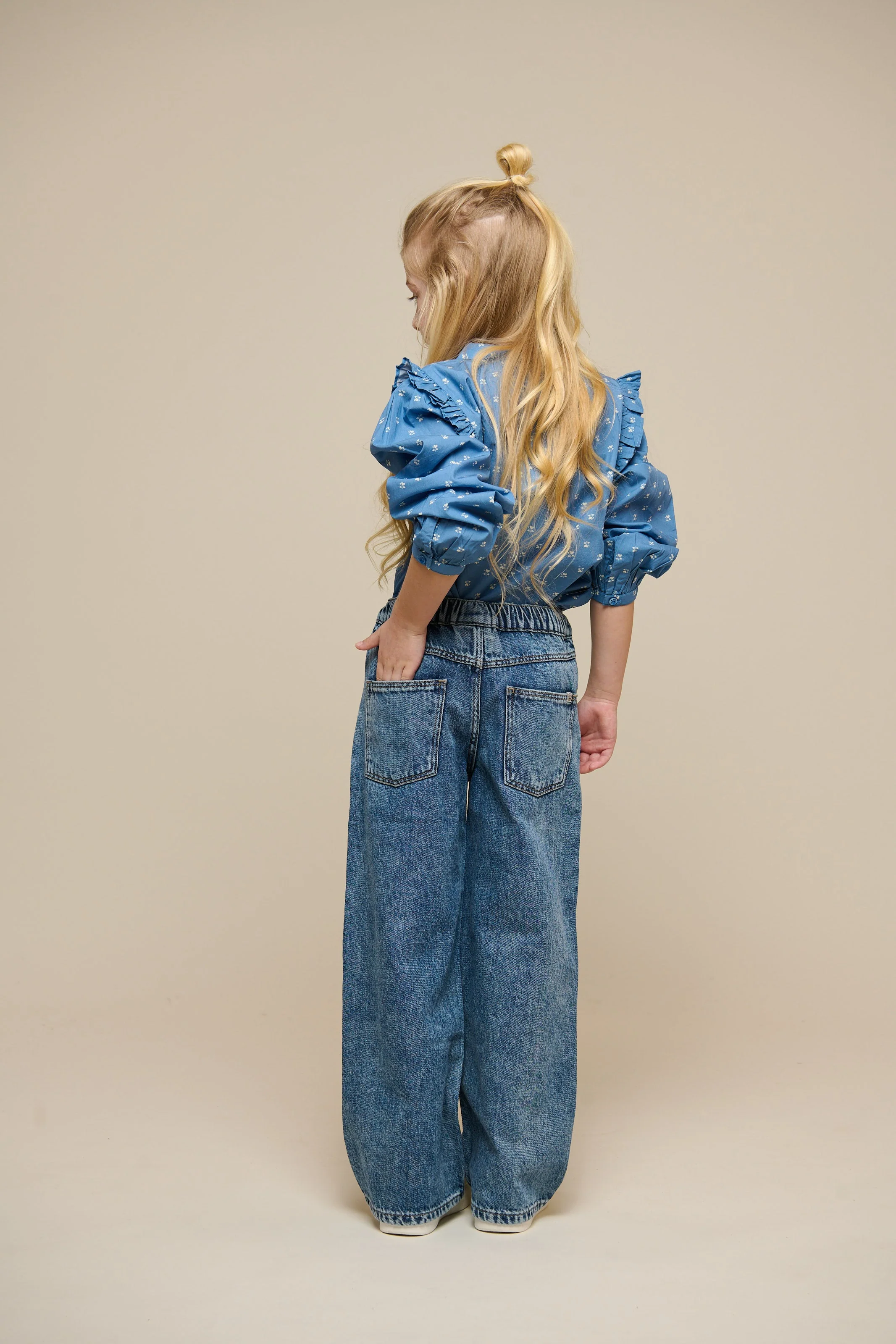 Ausgestellte Jeans - Tween - Blue denim | 101154 Carmen - Image 5