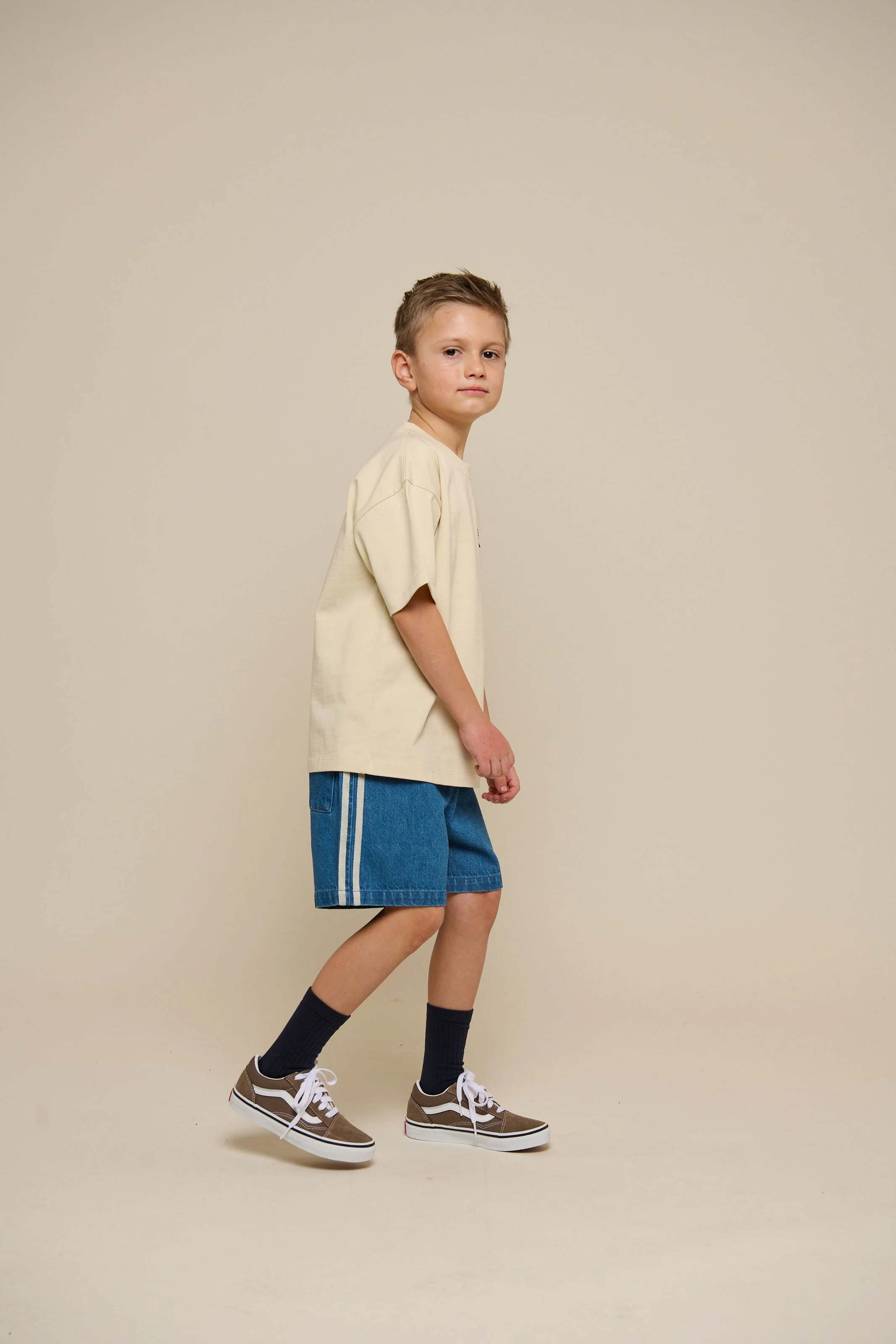 Baggy Denim Shorts mit Band - Tween - Blue Denim | 101143 Callum - Image 2