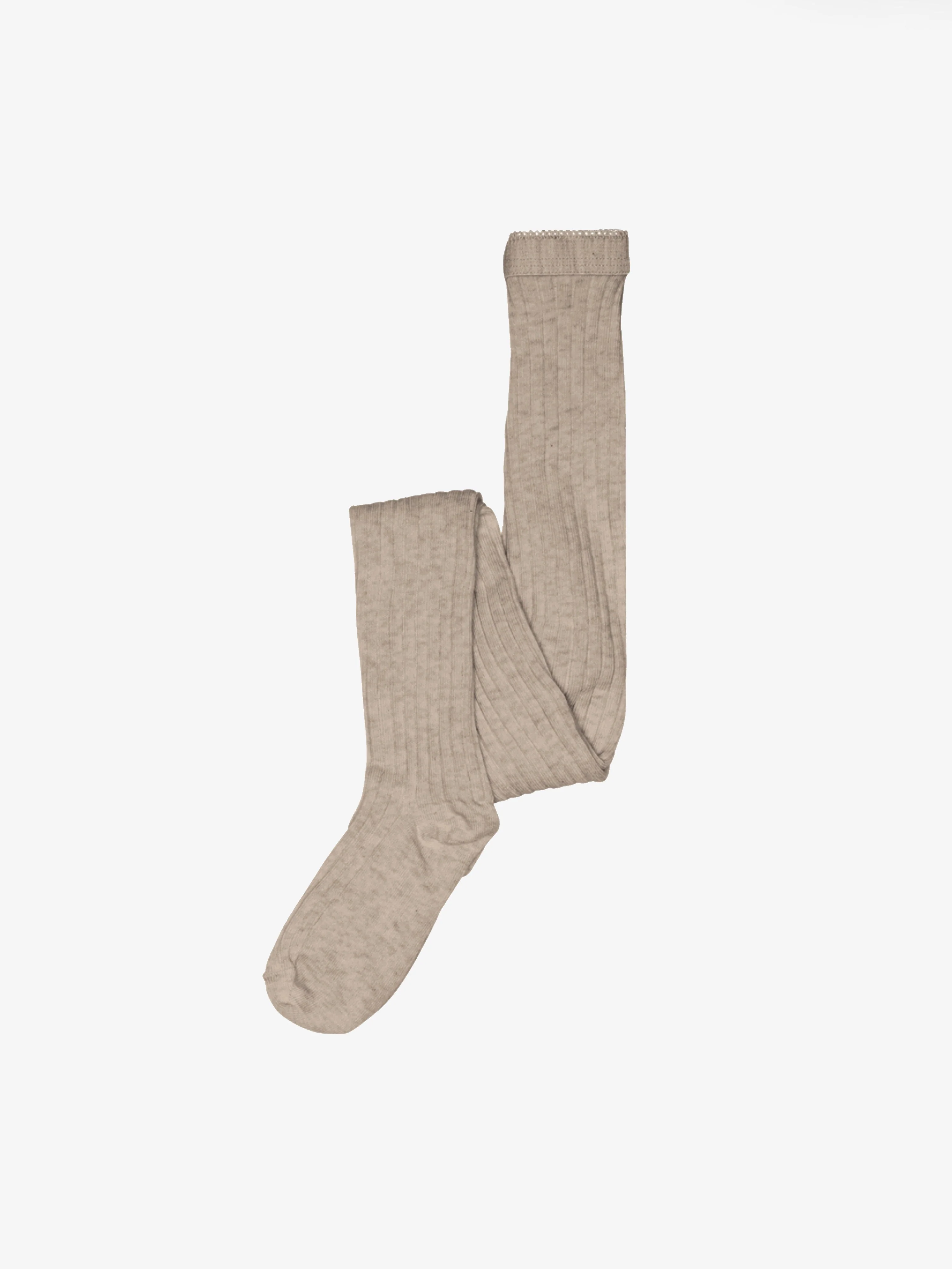 MP Baumwoll-Rippstrumpfhose - Kids - Light Brown Melange | 101395 MP Cotton Rib tights