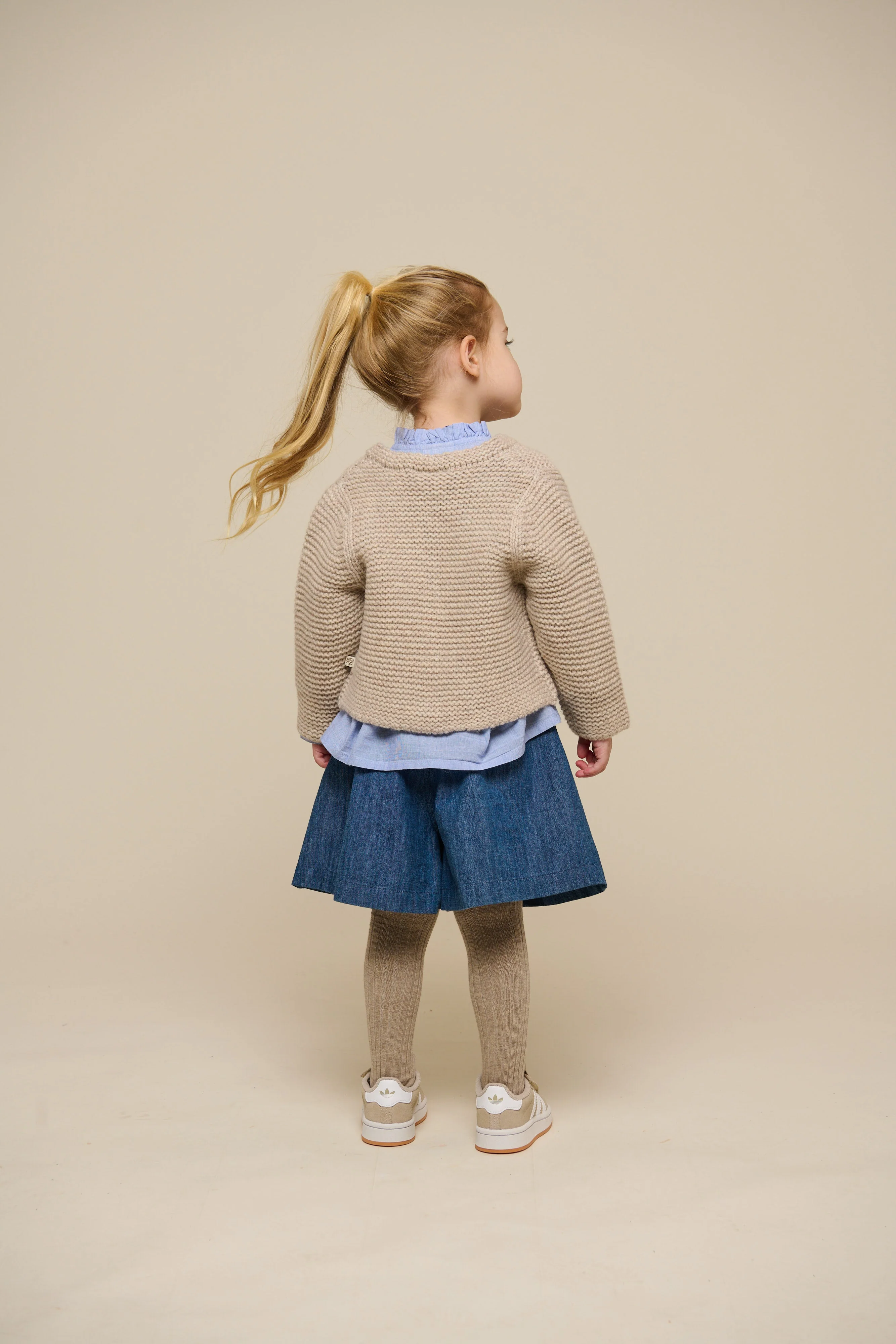 MP Baumwoll-Rippstrumpfhose - Tween - Light Brown Melange | 101396 MP Cotton Rib tights - Image 2