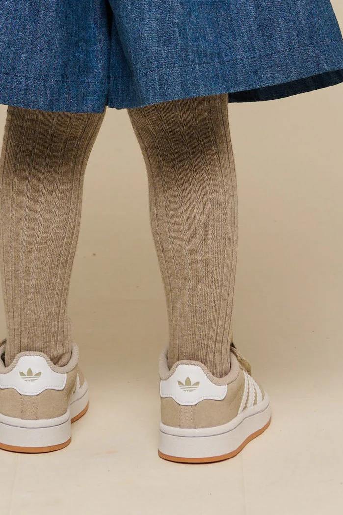 MP Baumwoll-Rippstrumpfhose - Tween - Light Brown Melange | 101396 MP Cotton Rib tights - Image 3