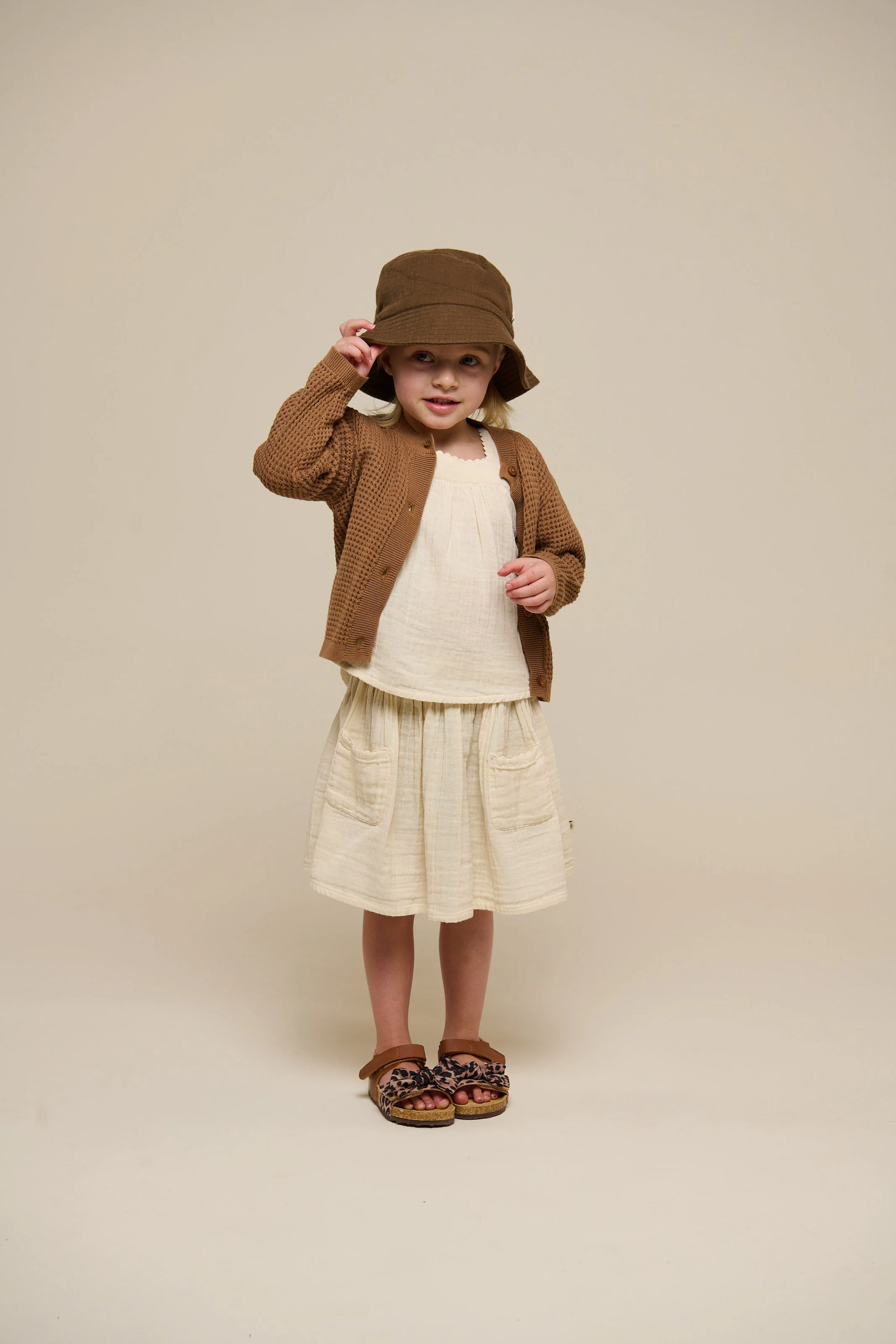 Baumwoll-Strickjacke - Kids - Coconut | 101271 Katie - Image 2