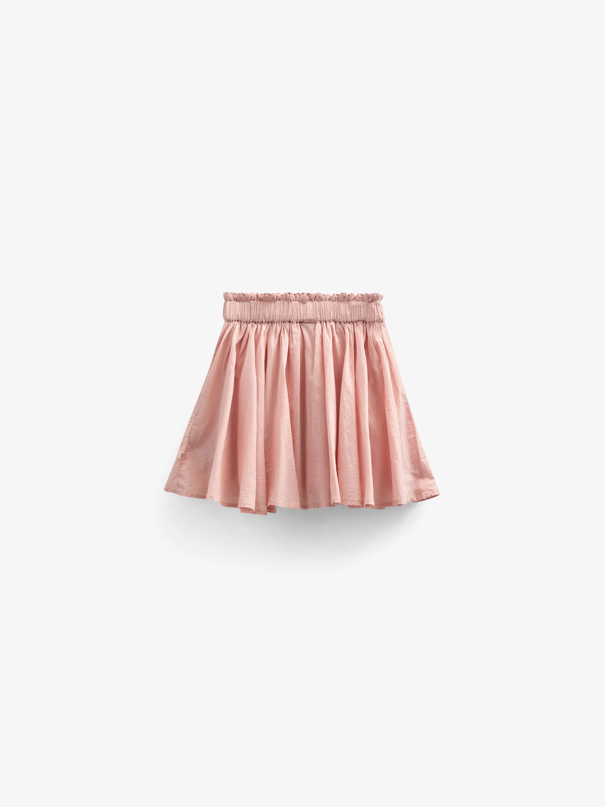 Baumwollrock mit Zick Zack Rüsche - Kids - Rose Tan | 101037 Alma - Image 3