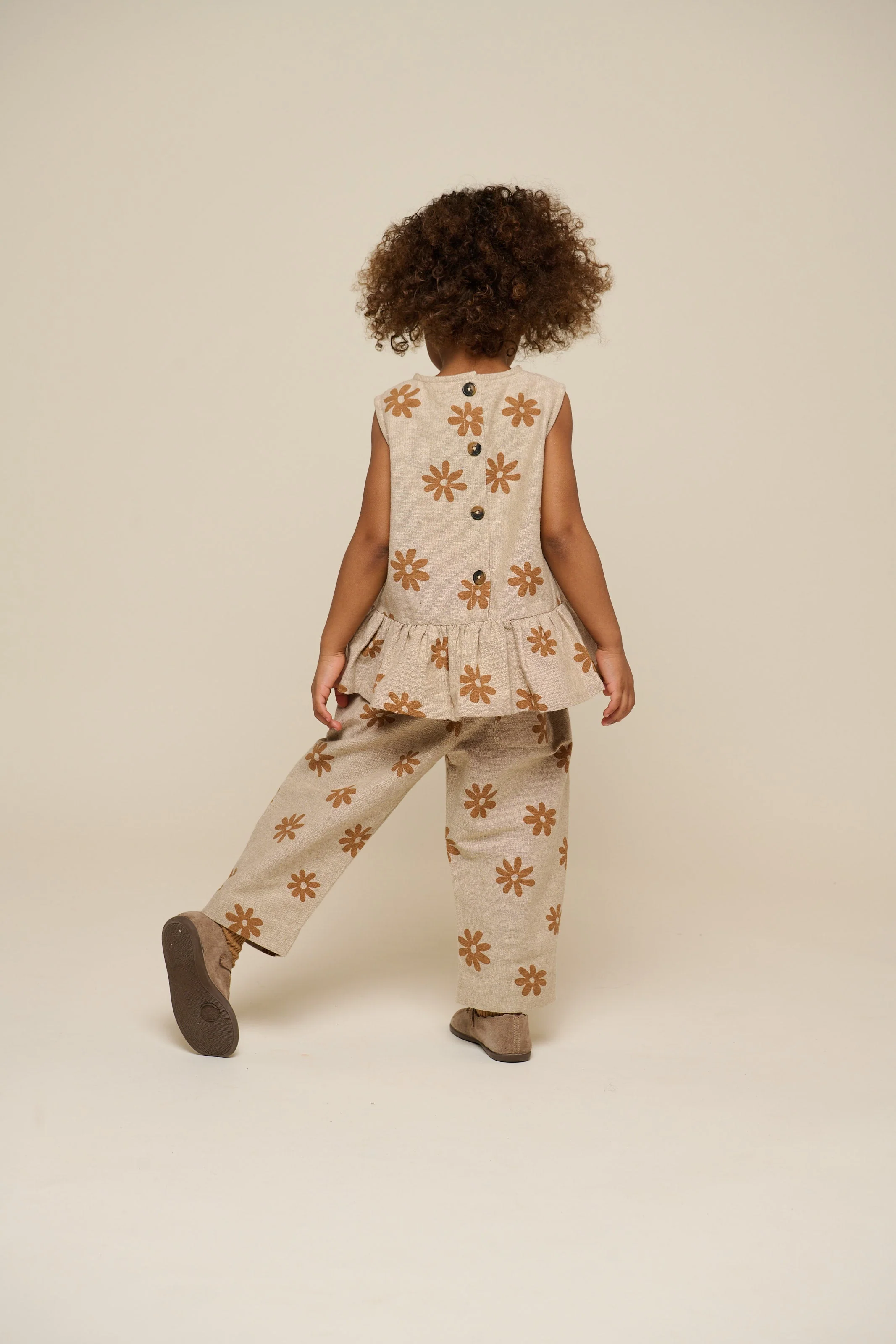 Bedruckte Baumwollhose - Kids - Sand | 101207 Molly - Image 5
