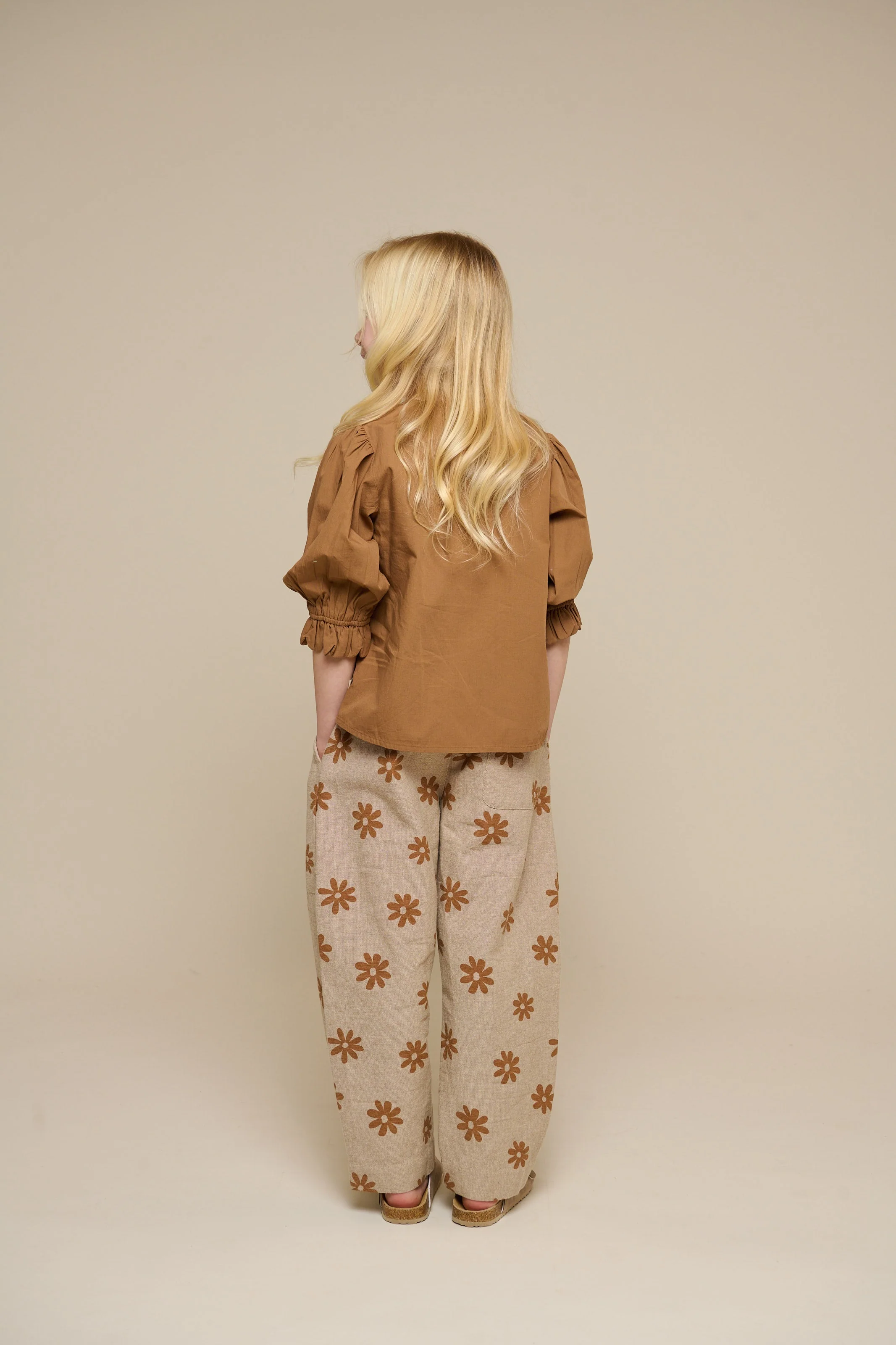 Bedruckte Baumwollhose - Tween - Sand | 101208 Molly - Image 5