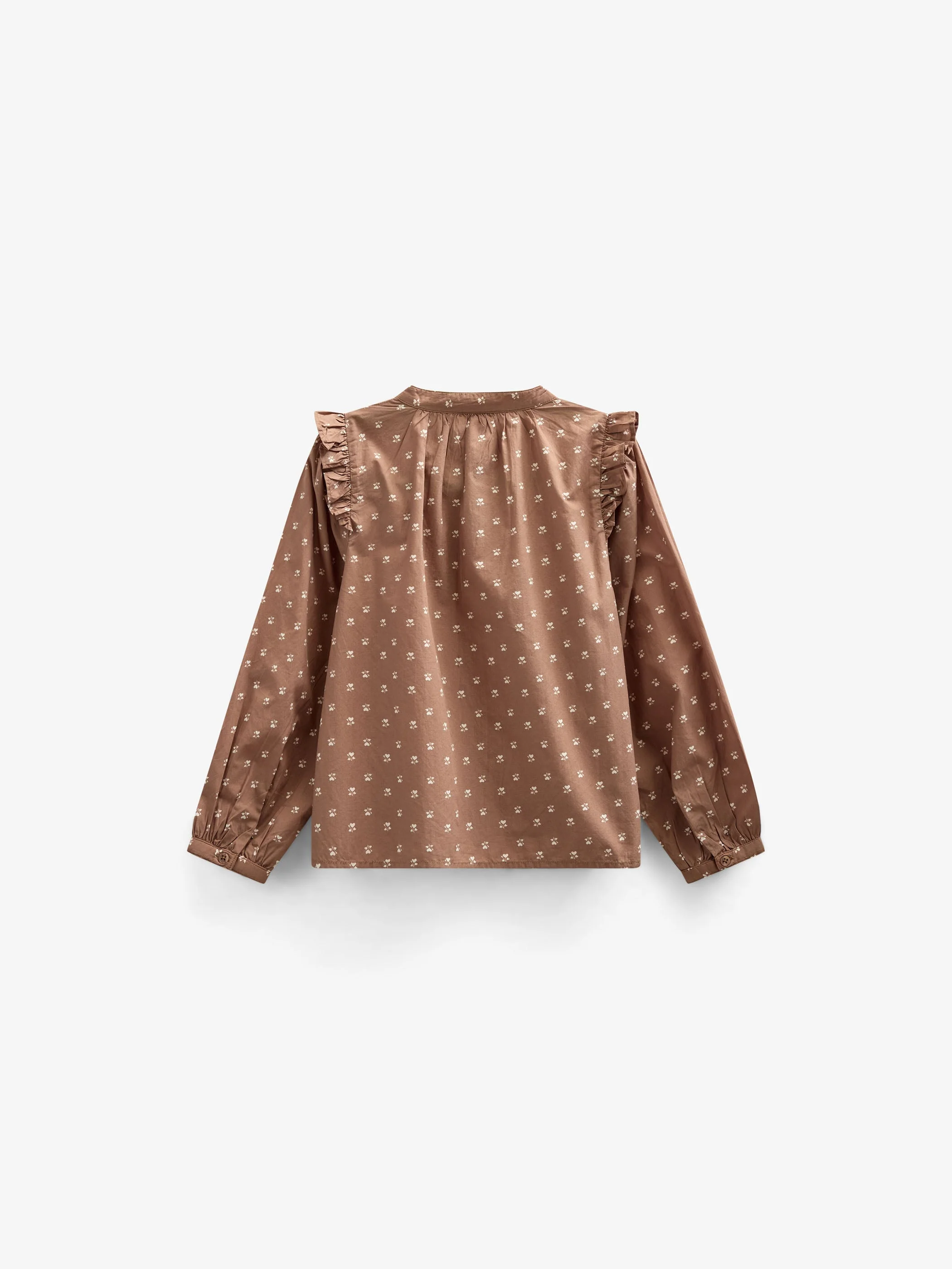 Bedruckte Popeline-Hemdbluse - Kids - Coconut | 101057 Camilla - Image 3