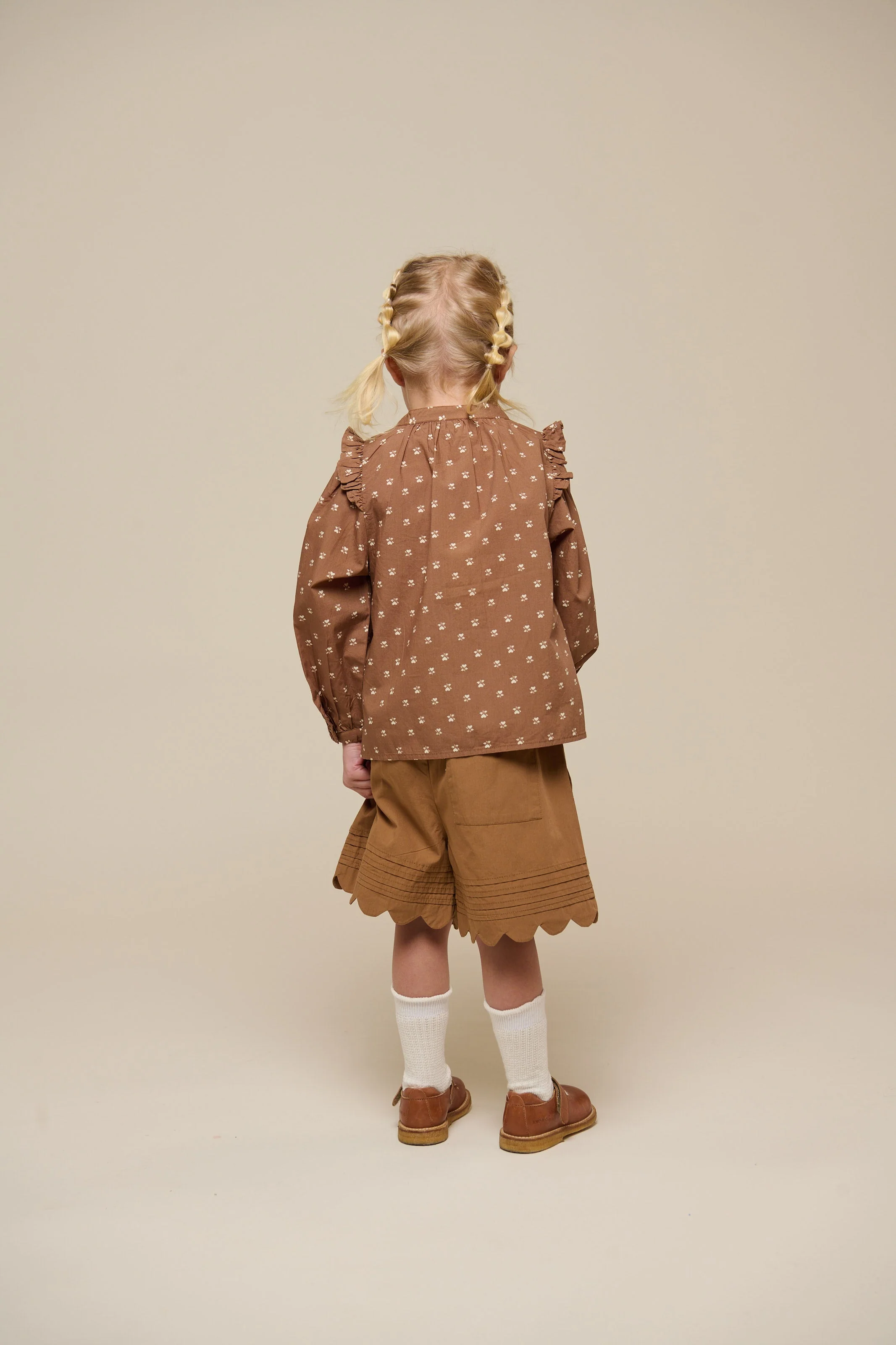 Bedruckte Popeline-Hemdbluse - Kids - Coconut | 101057 Camilla - Image 5