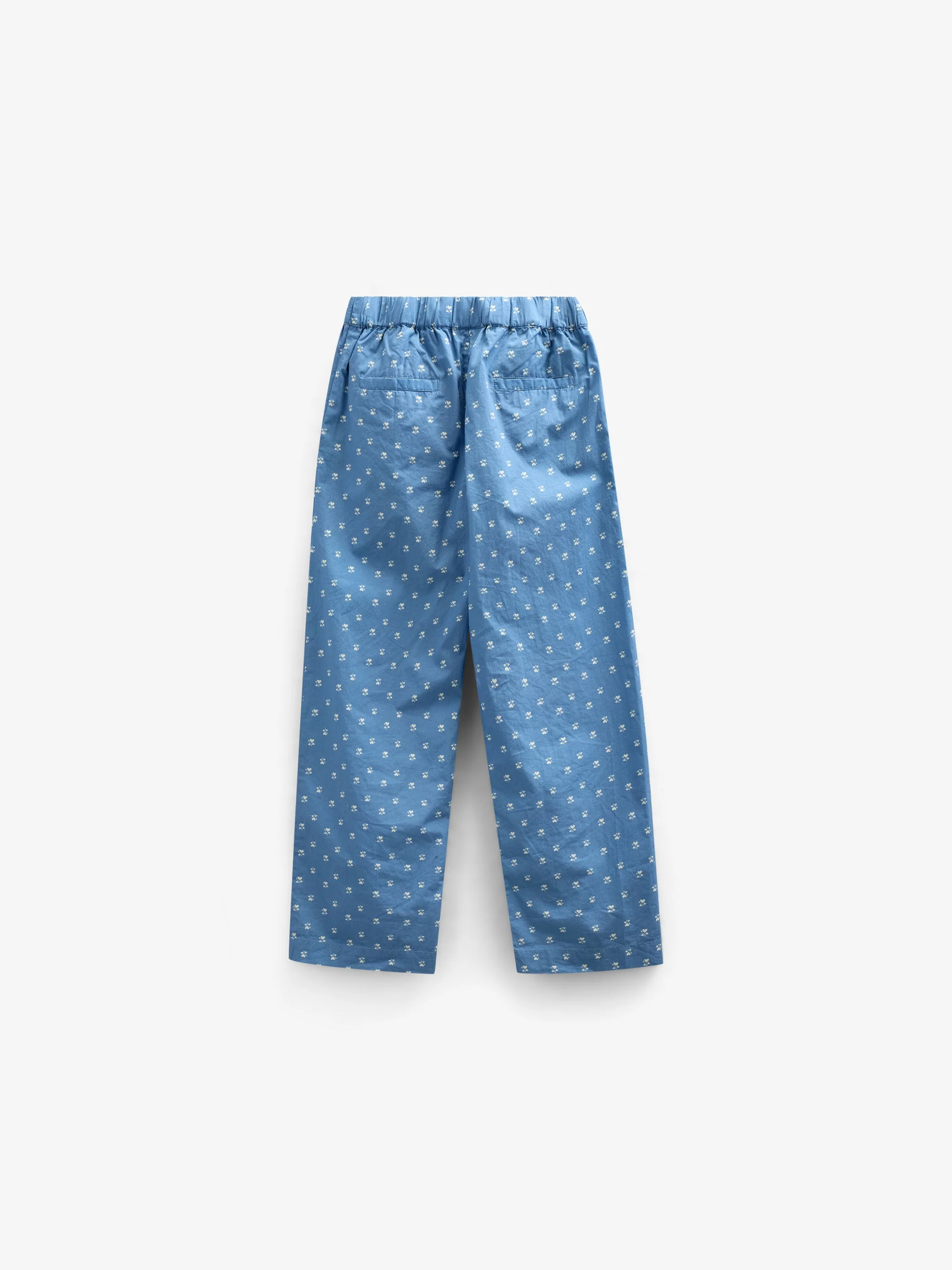 Bedruckte Poplin-Hose - Tween - Dusty Blue | 101089 Camilla - Image 3