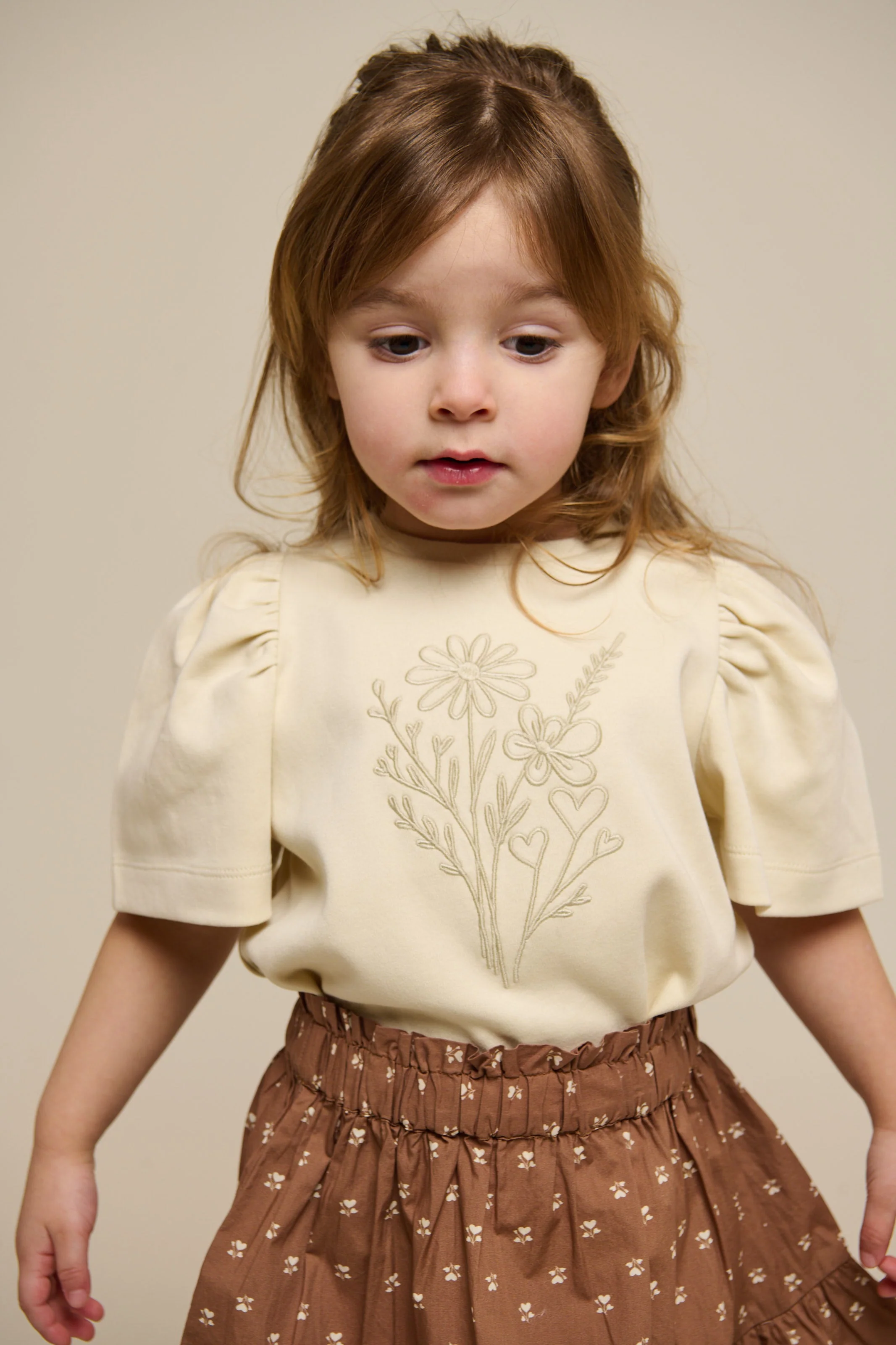 Bedruckter Popeline-Rock - Kids - Coconut | 101055 Camilla - Image 5