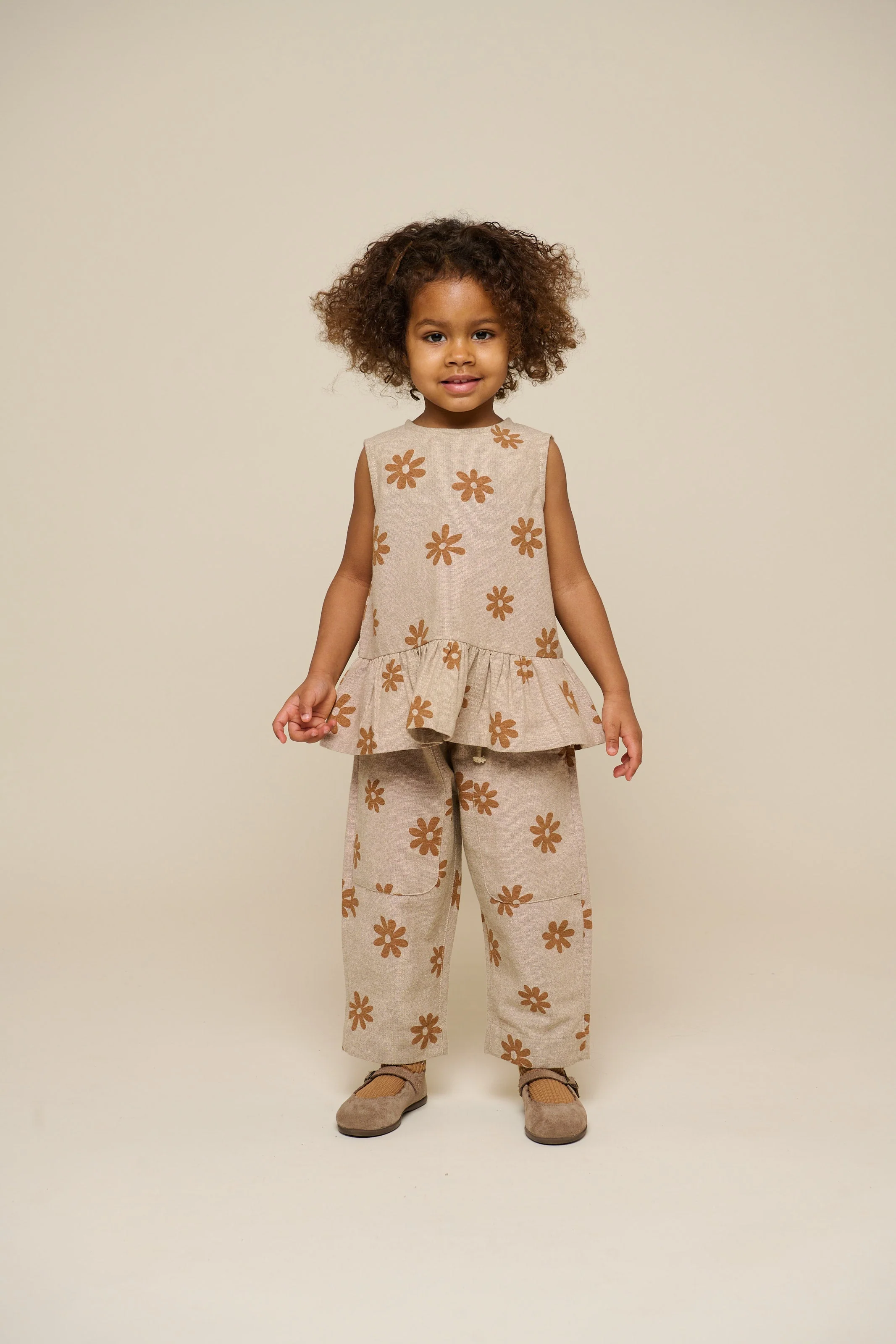 Bedrucktes Baumwolltop - Kids - Sand | 101205 Molly - Image 2