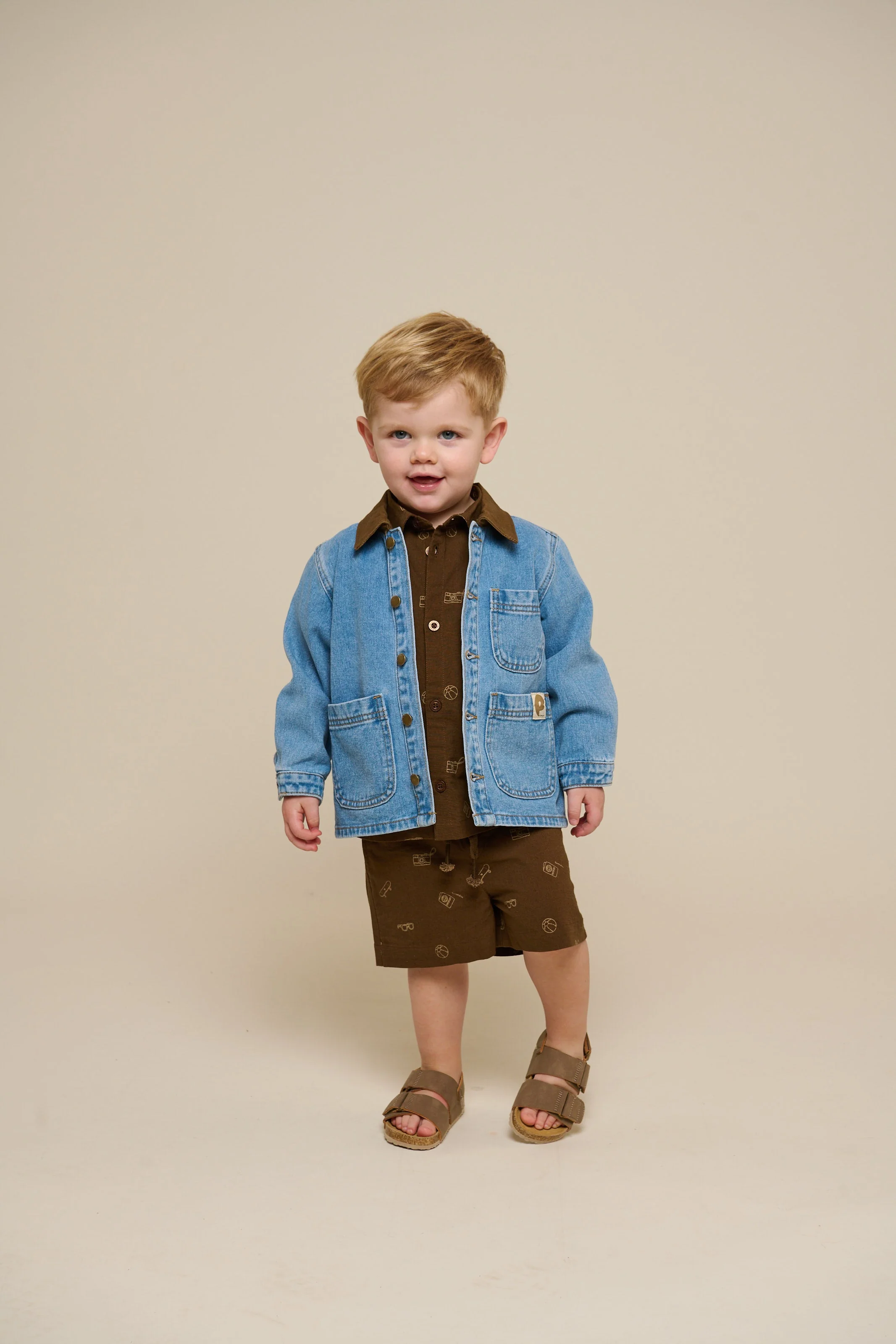 Bedrucktes Leinenmix Hemd - Kids - Dark Brown | 101167 William - Image 6