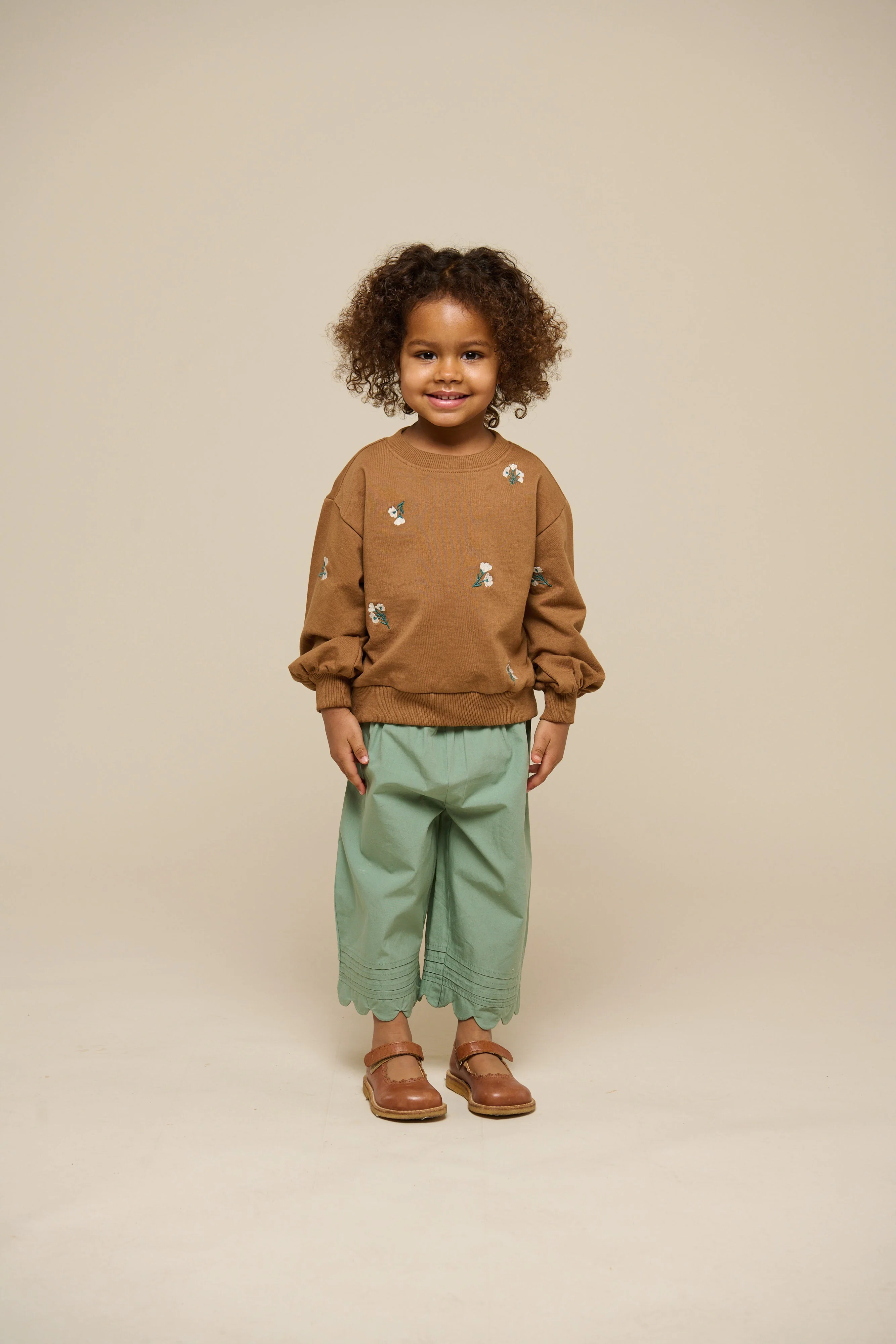 Besticktes Crewneck Sweatshirt - Kids - Coconut | 101213 Kimber - Image 2