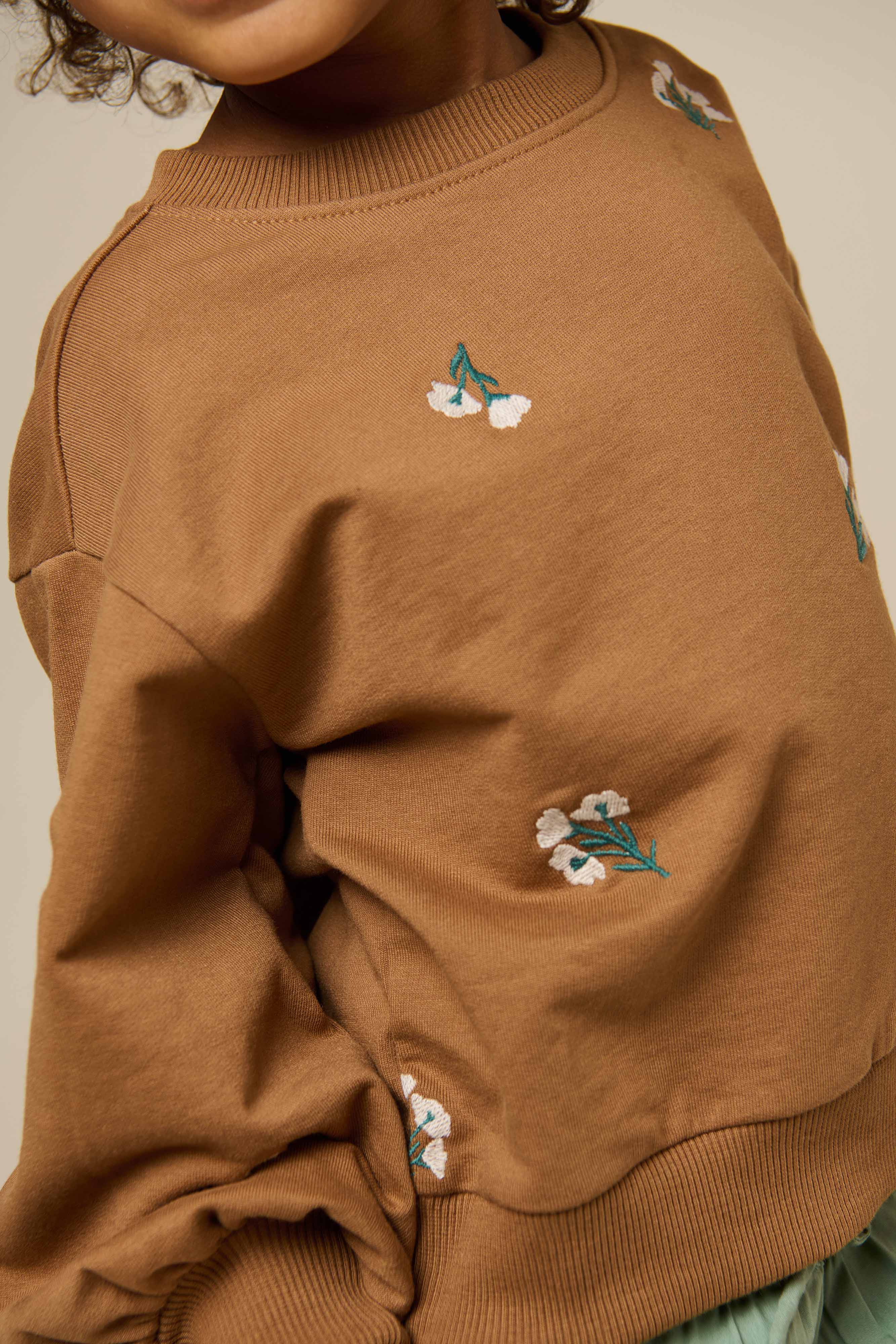 Besticktes Crewneck Sweatshirt - Kids - Coconut | 101213 Kimber - Image 4