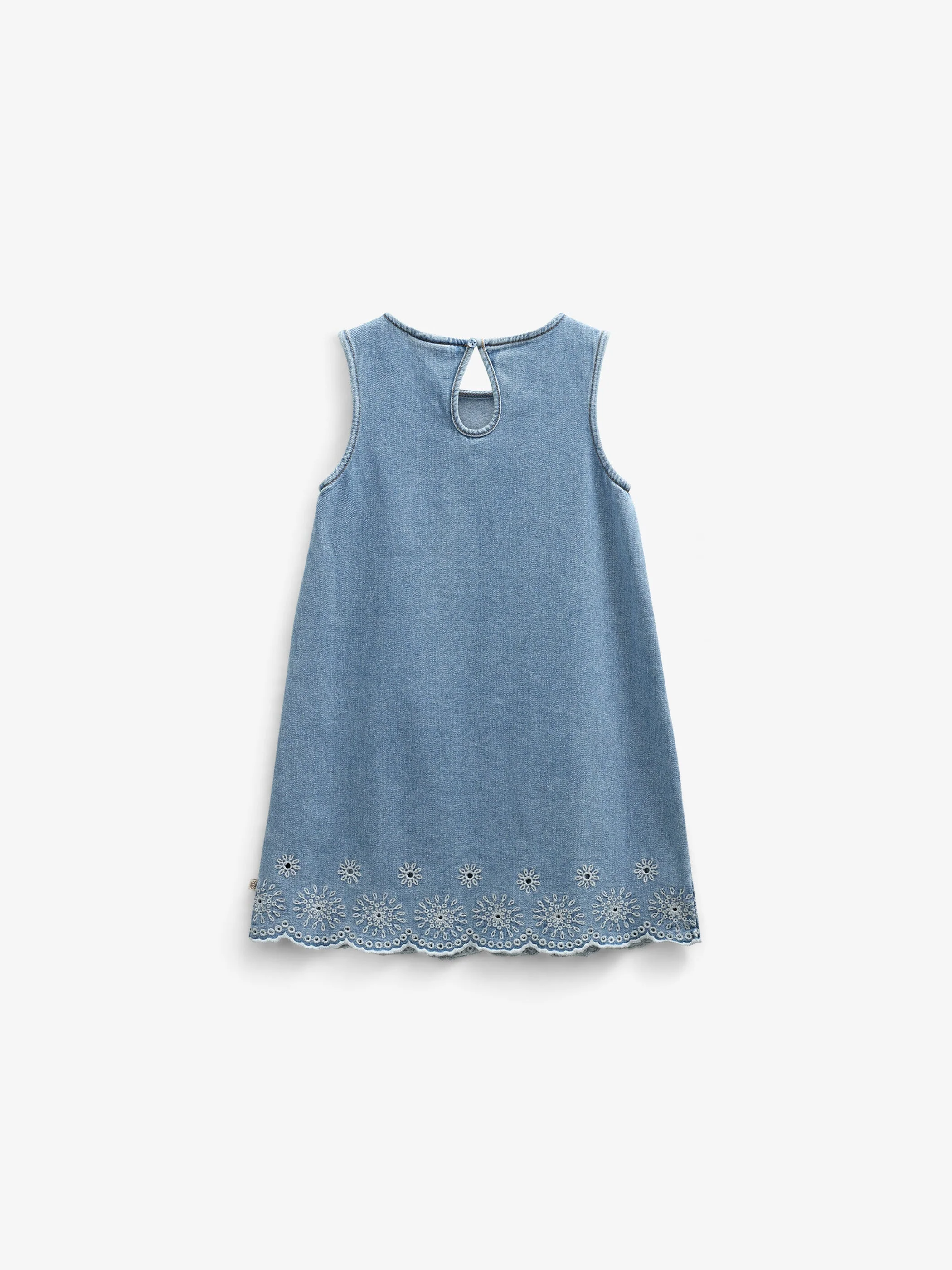 Besticktes Denim-Minikleid - Kids - Light Blue Denim | 101018 Vera - Image 3