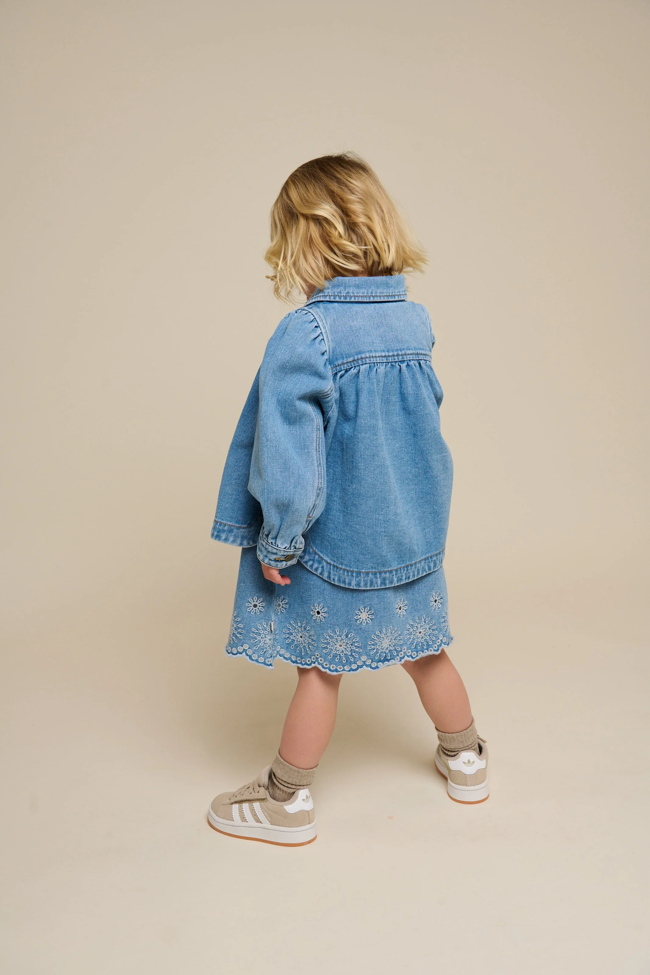Besticktes Denim-Minikleid - Kids - Light Blue Denim | 101018 Vera - Image 6