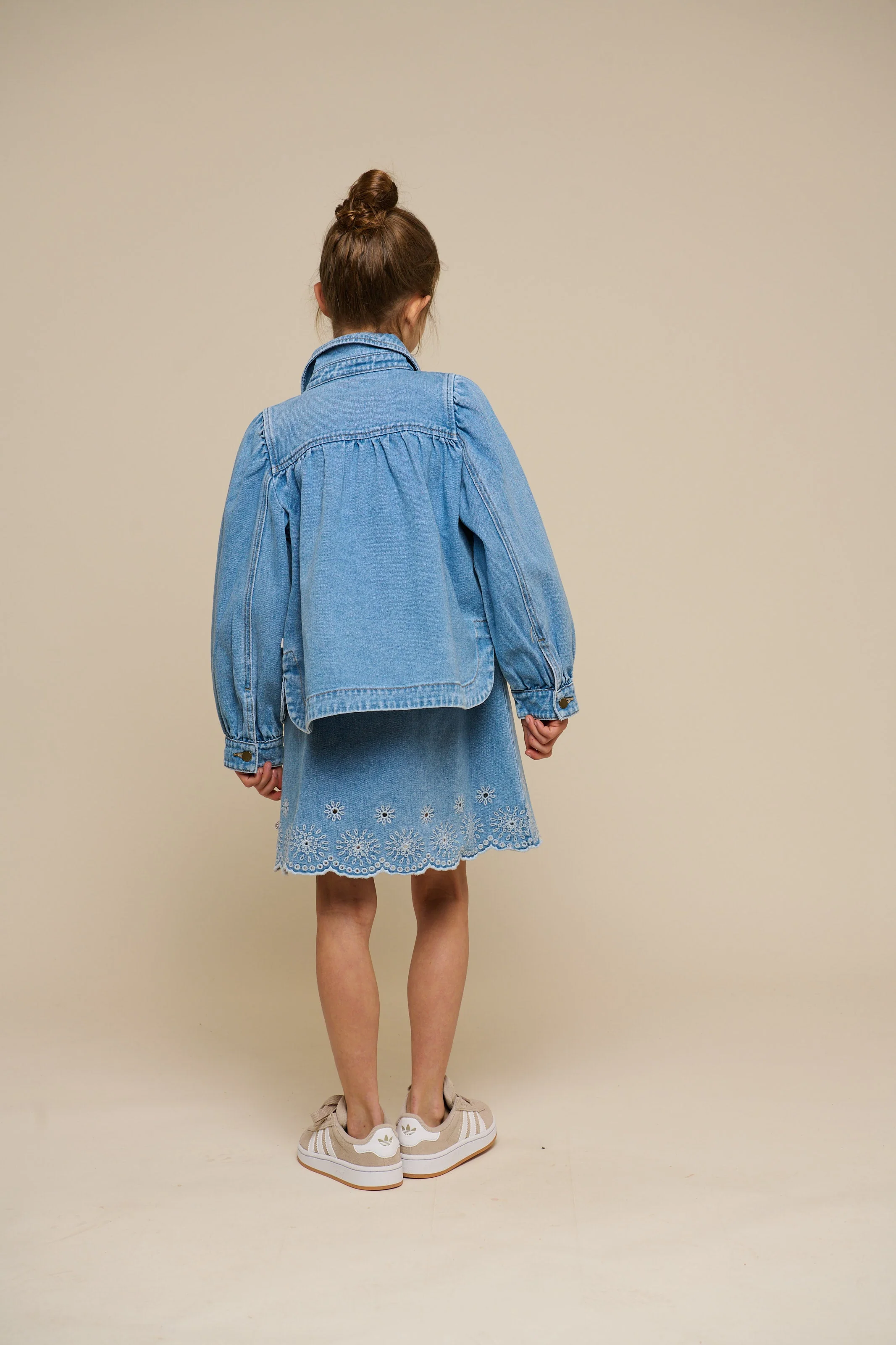 Besticktes Denim-Minikleid - Tween - Light Blue Denim | 101019 Vera - Image 9