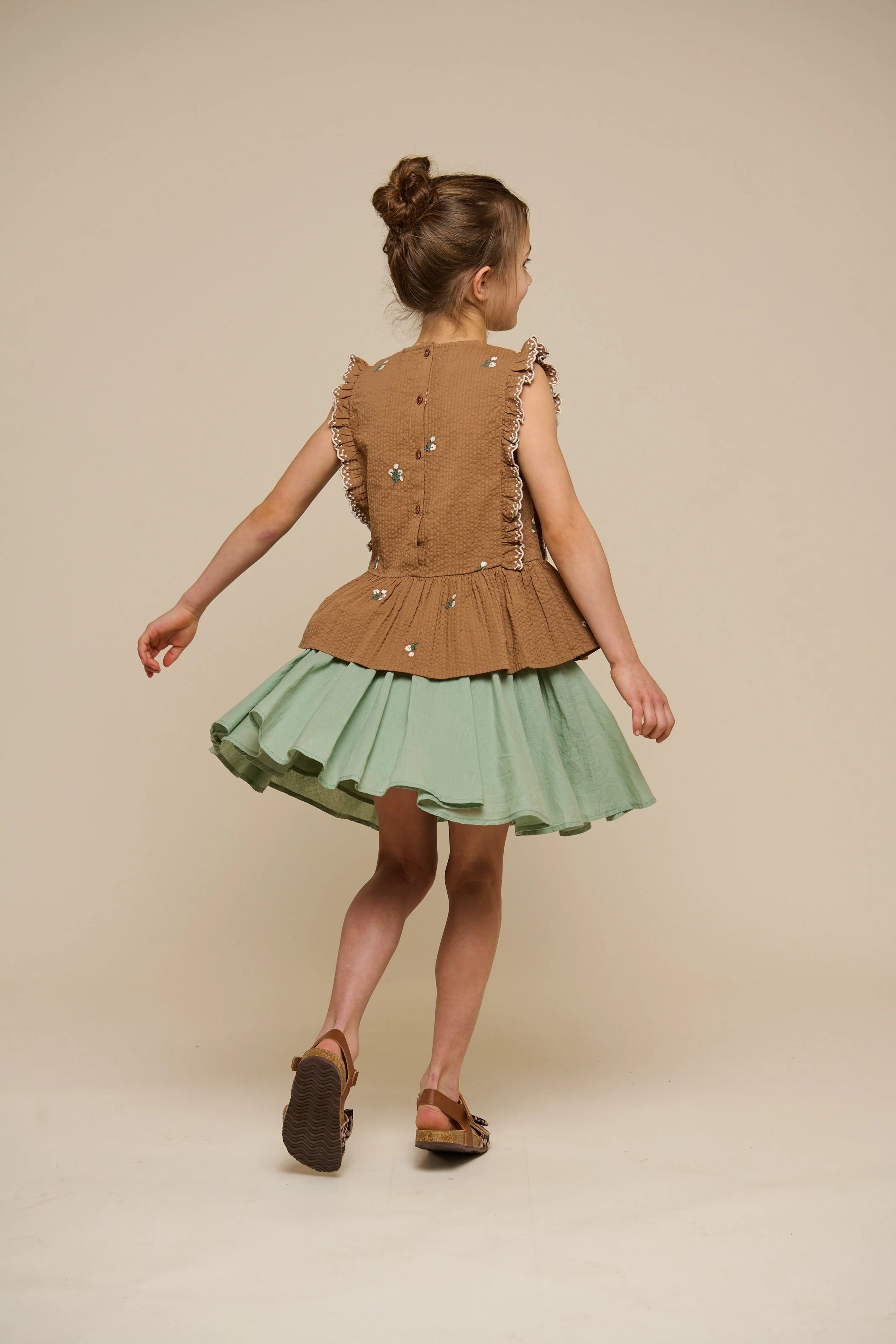 Besticktes Seersucker-Top - Tween - Coconut | 100983 Nora - Image 5