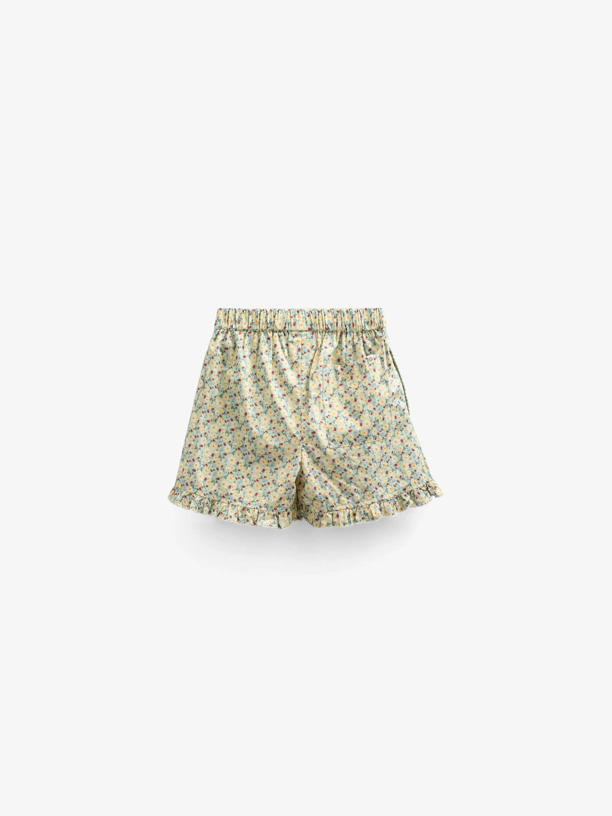 Blumenbedruckte Poplinshorts - Tween - Green | 100959 Poppy - Image 3