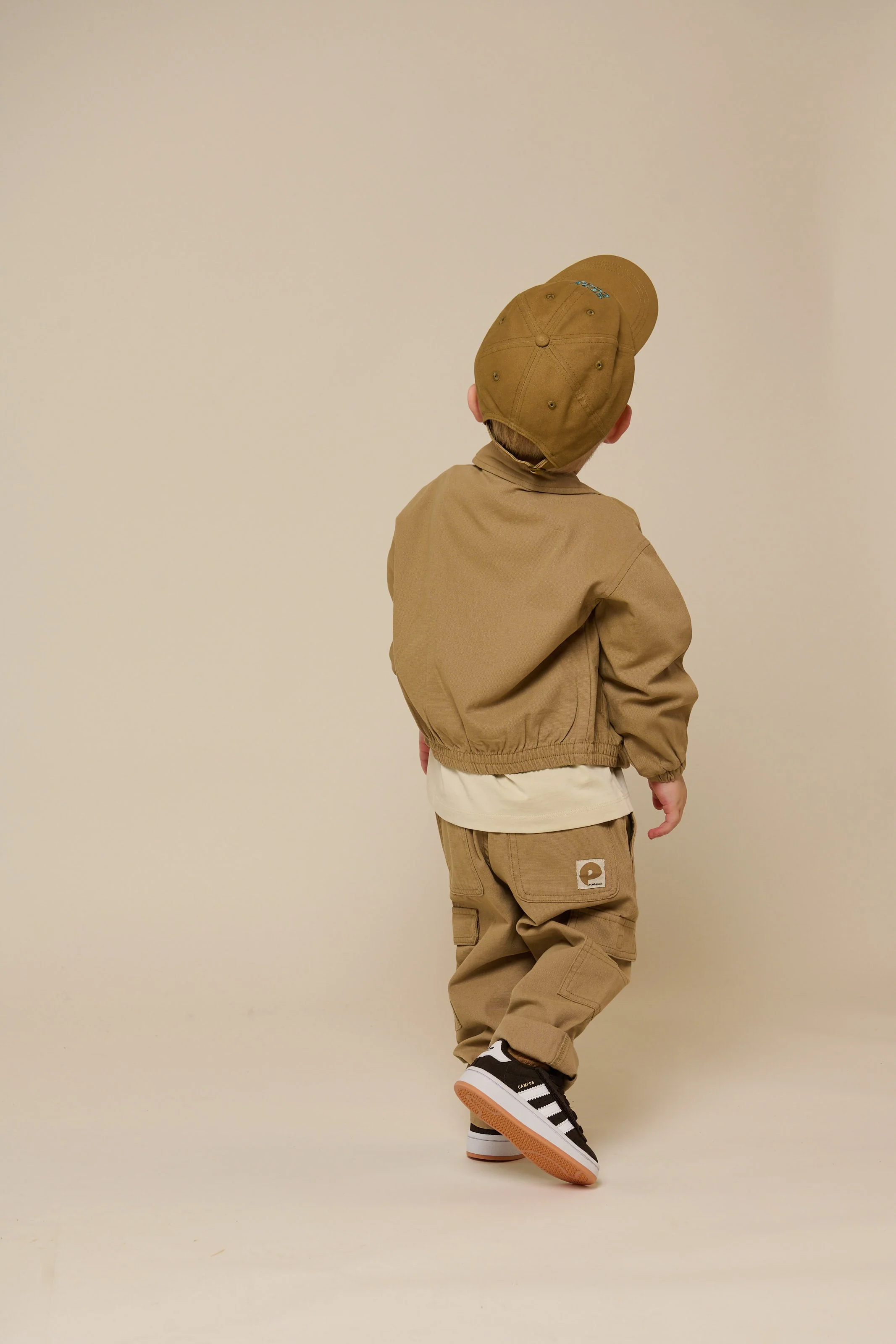 Canvas-Bomberjacke - Kids - Khaki | 101136 Isack - Image 4