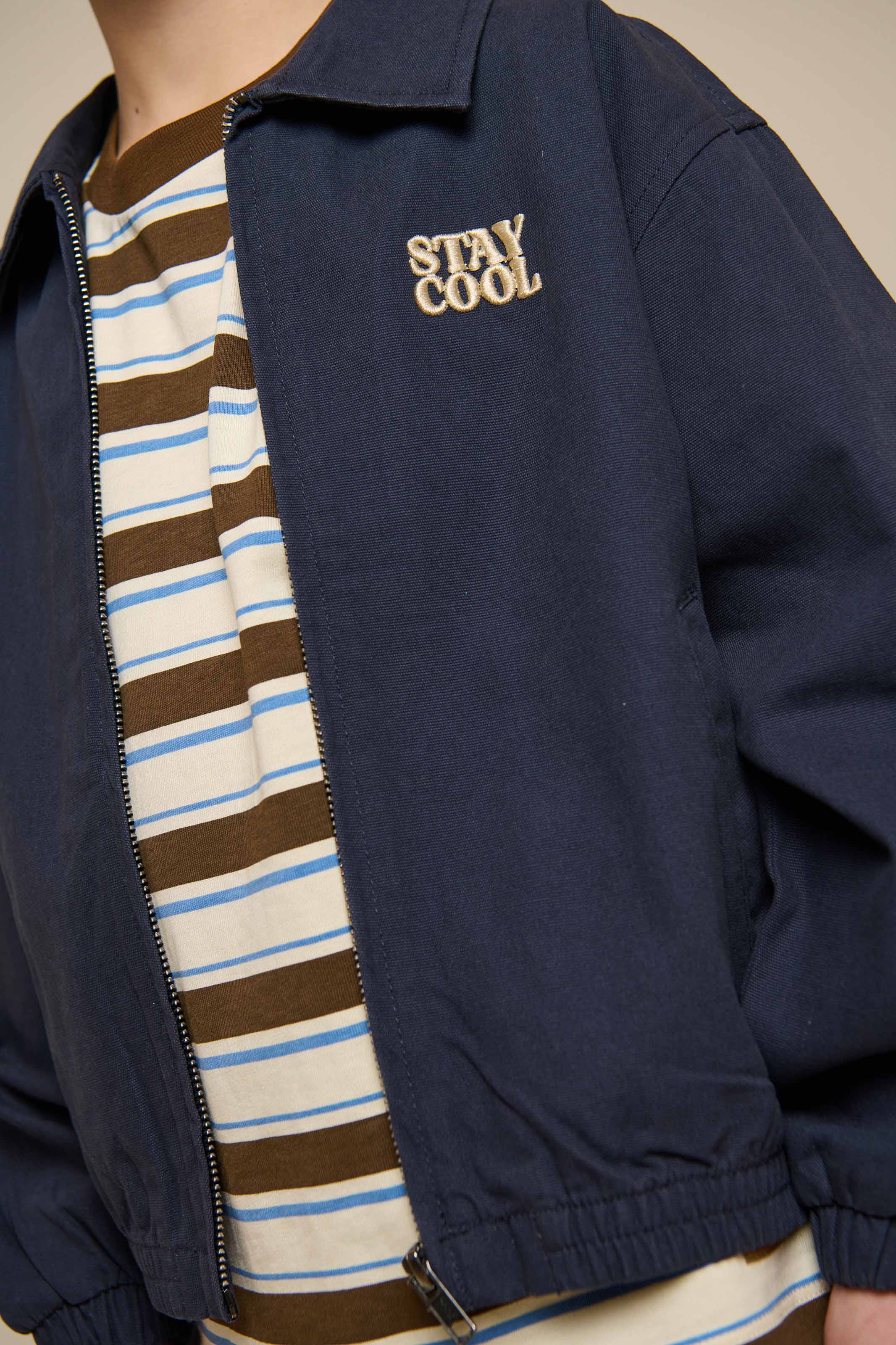 Canvas-Bomberjacke - Tween - Navy | 101139 Isack - Image 4