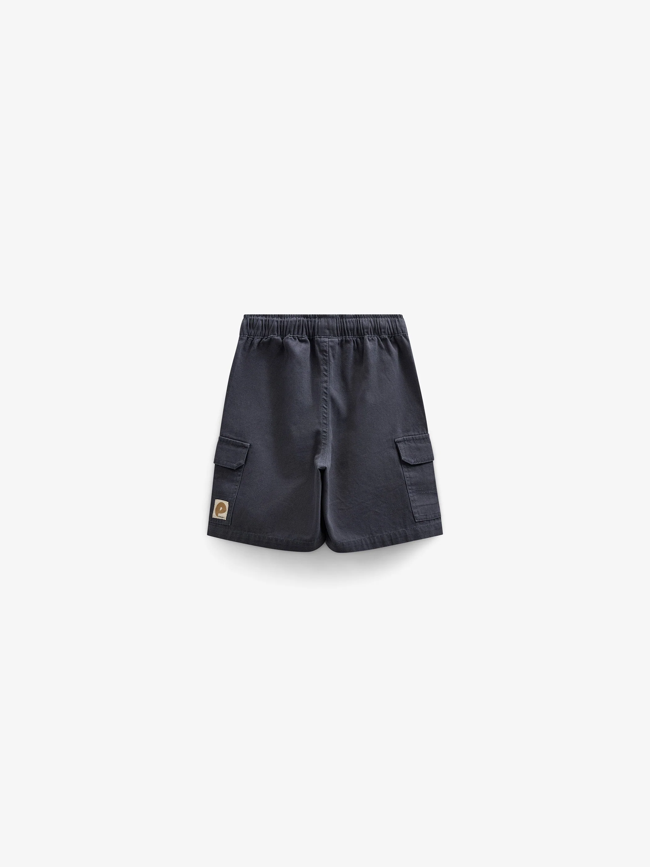 Canvas Cargo Shorts - Kids - Navy | 101122 Isack - Image 3