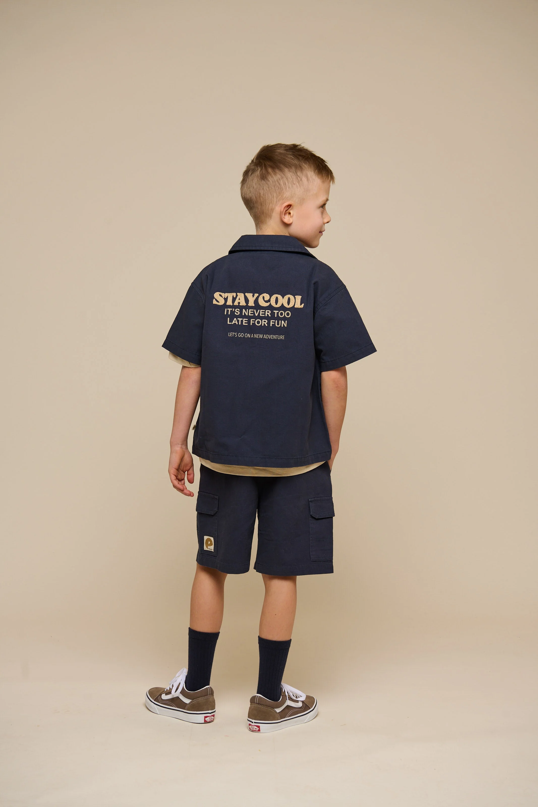 Canvas Cargo Shorts - Tween - Navy | 101123 Isack - Image 5