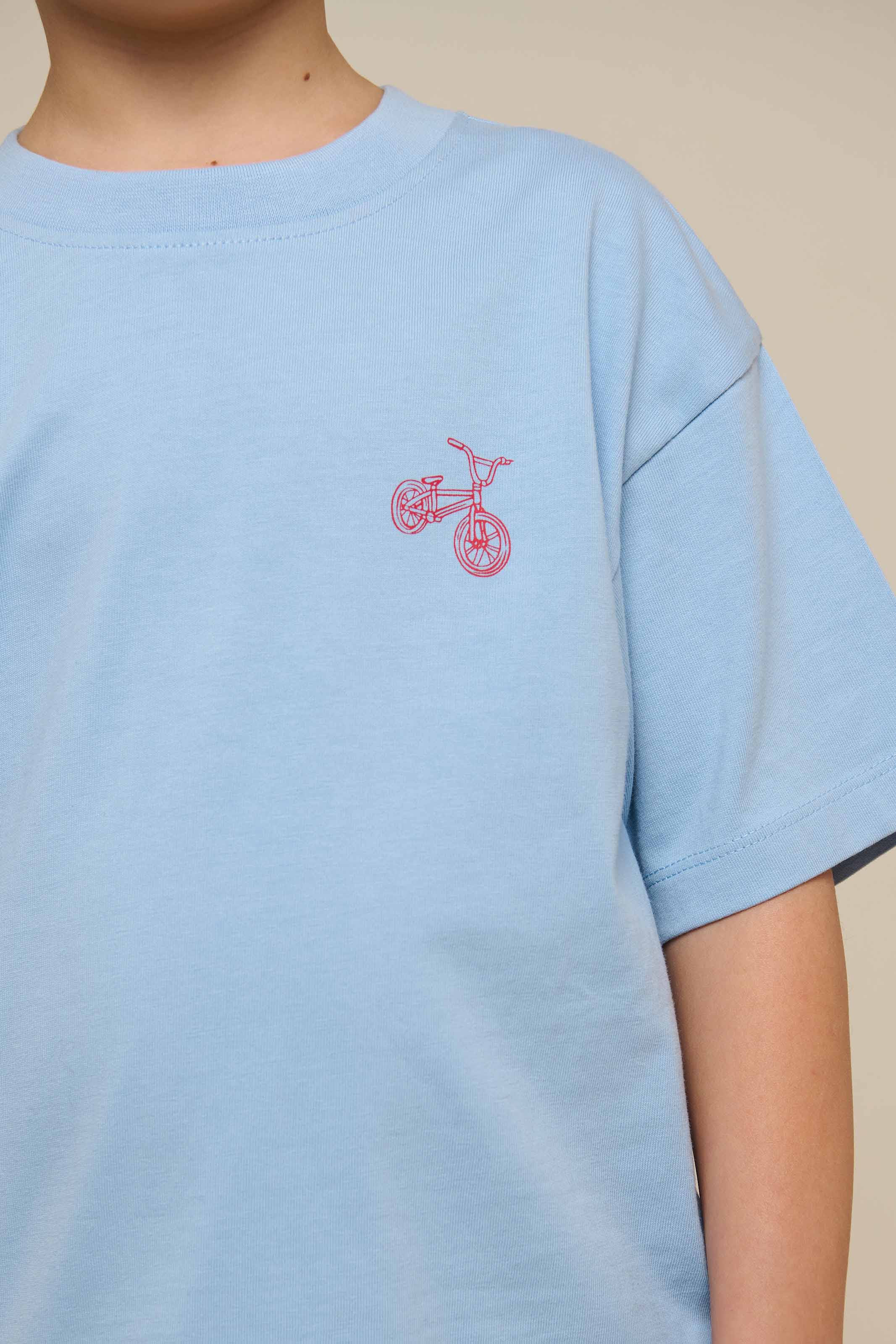 Cool Times T-shirt - Tween - Powder Blue | 101250 Daniel - Image 6