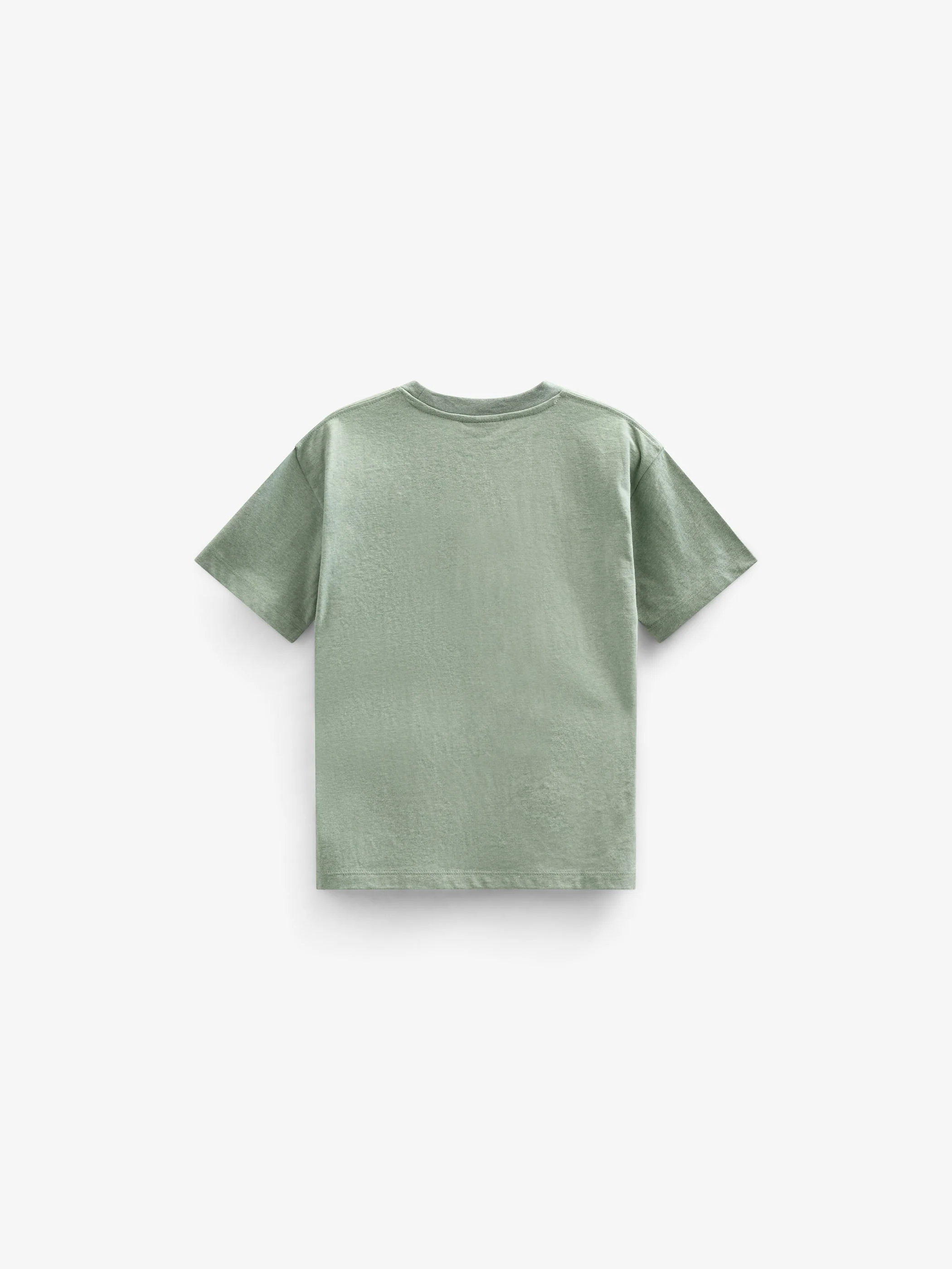 Croquet T-Shirt - Tween - Light Green Melange | 101339 Vincent - Image 3