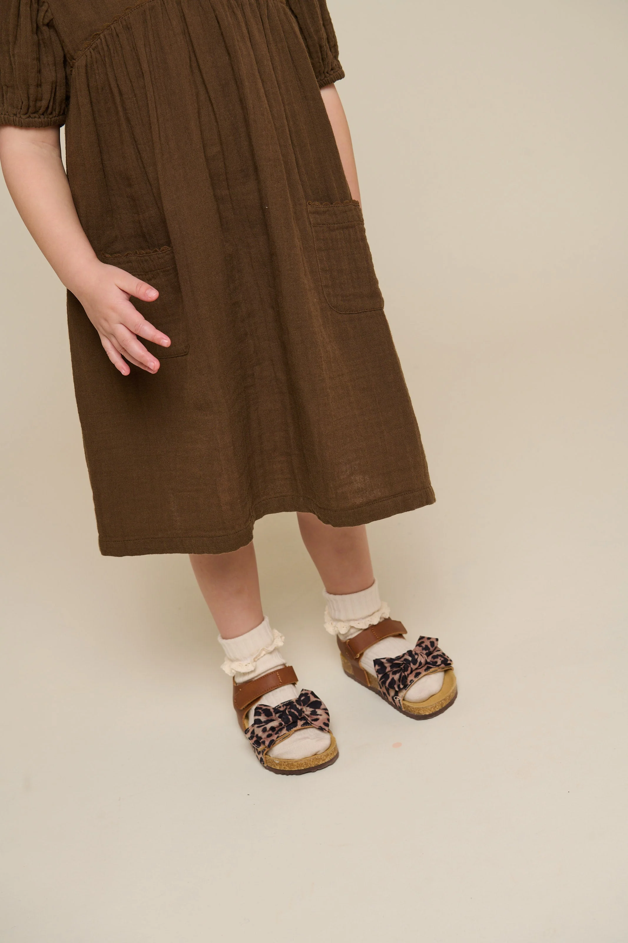 Gaze Kleid - Kids - Dark Brown | 100913 Jasmine - Image 6