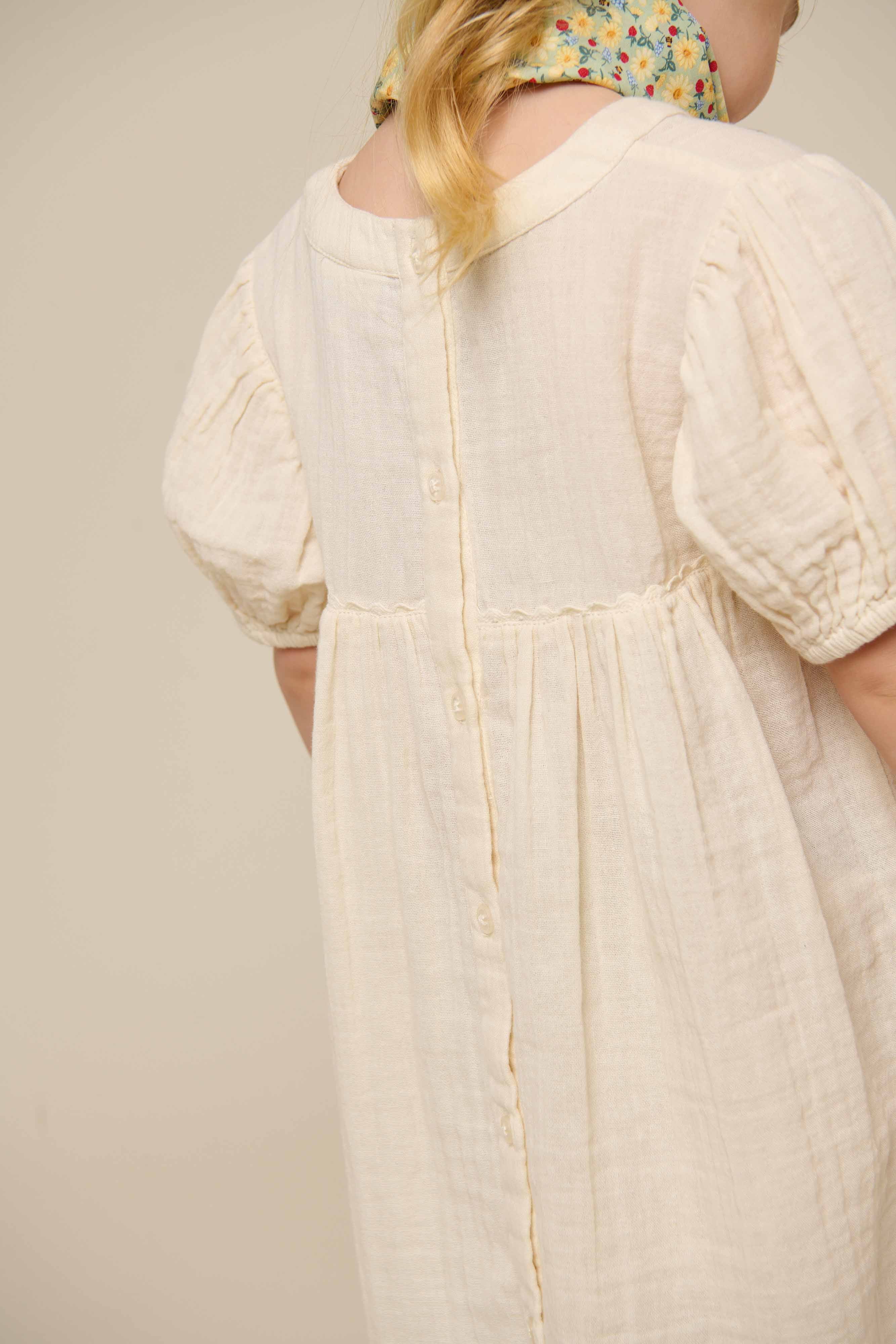 Gaze Kleid - Kids - Off White | 100914 Jasmine - Image 4