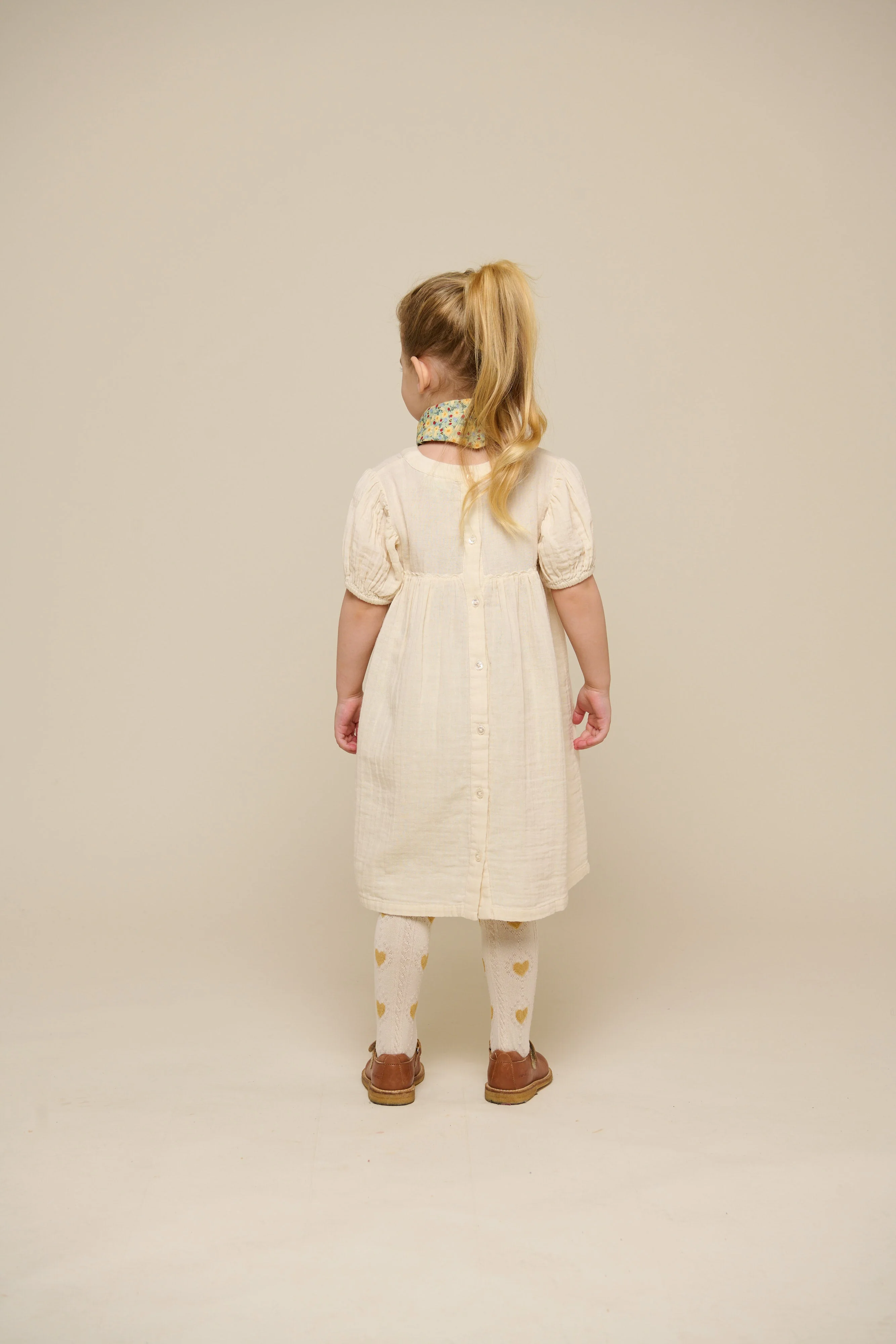 Gaze Kleid - Kids - Off White | 100914 Jasmine - Image 5