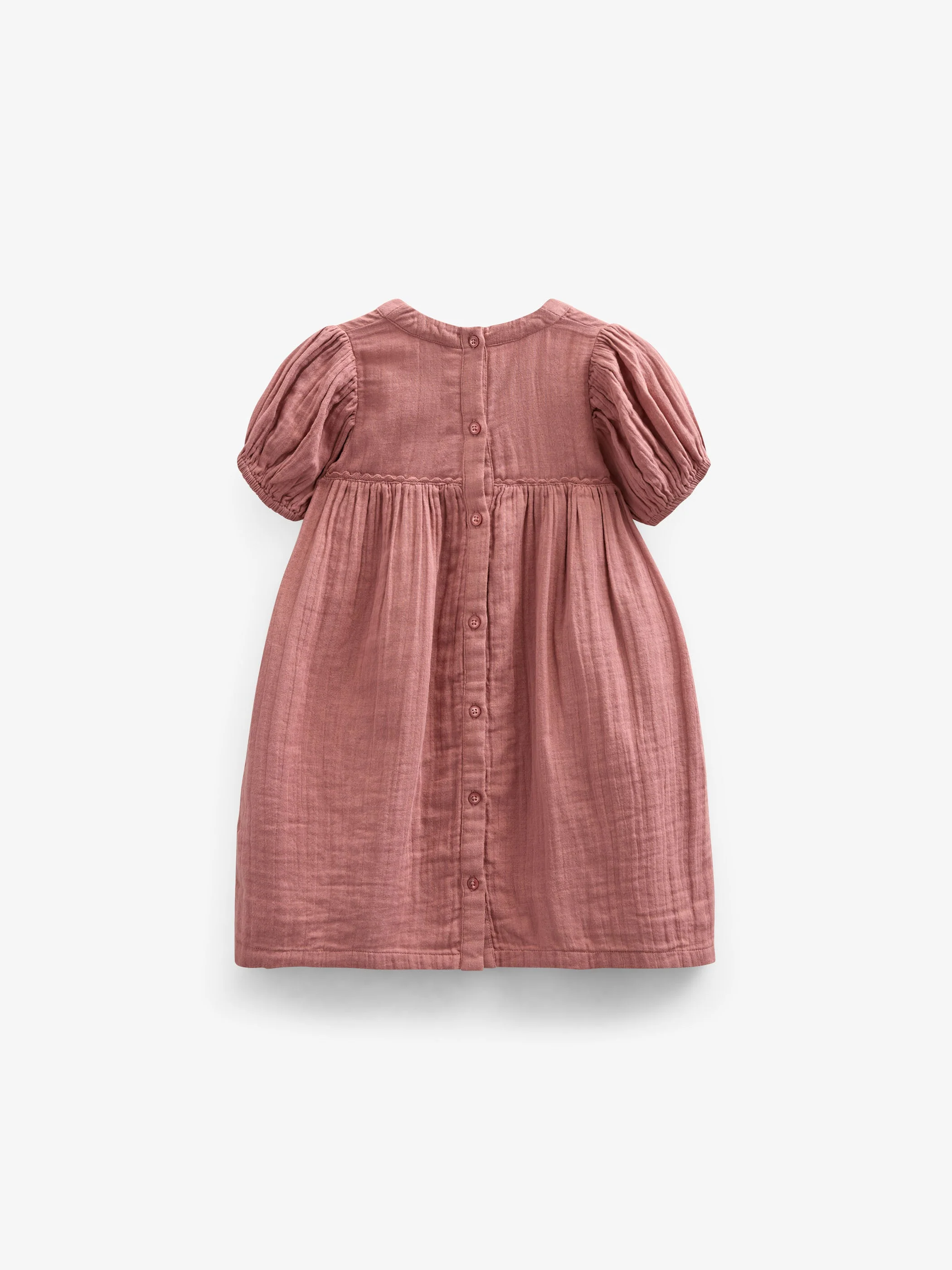 Gaze Kleid - Kids - Old Rose | 100915 Jasmine - Image 3