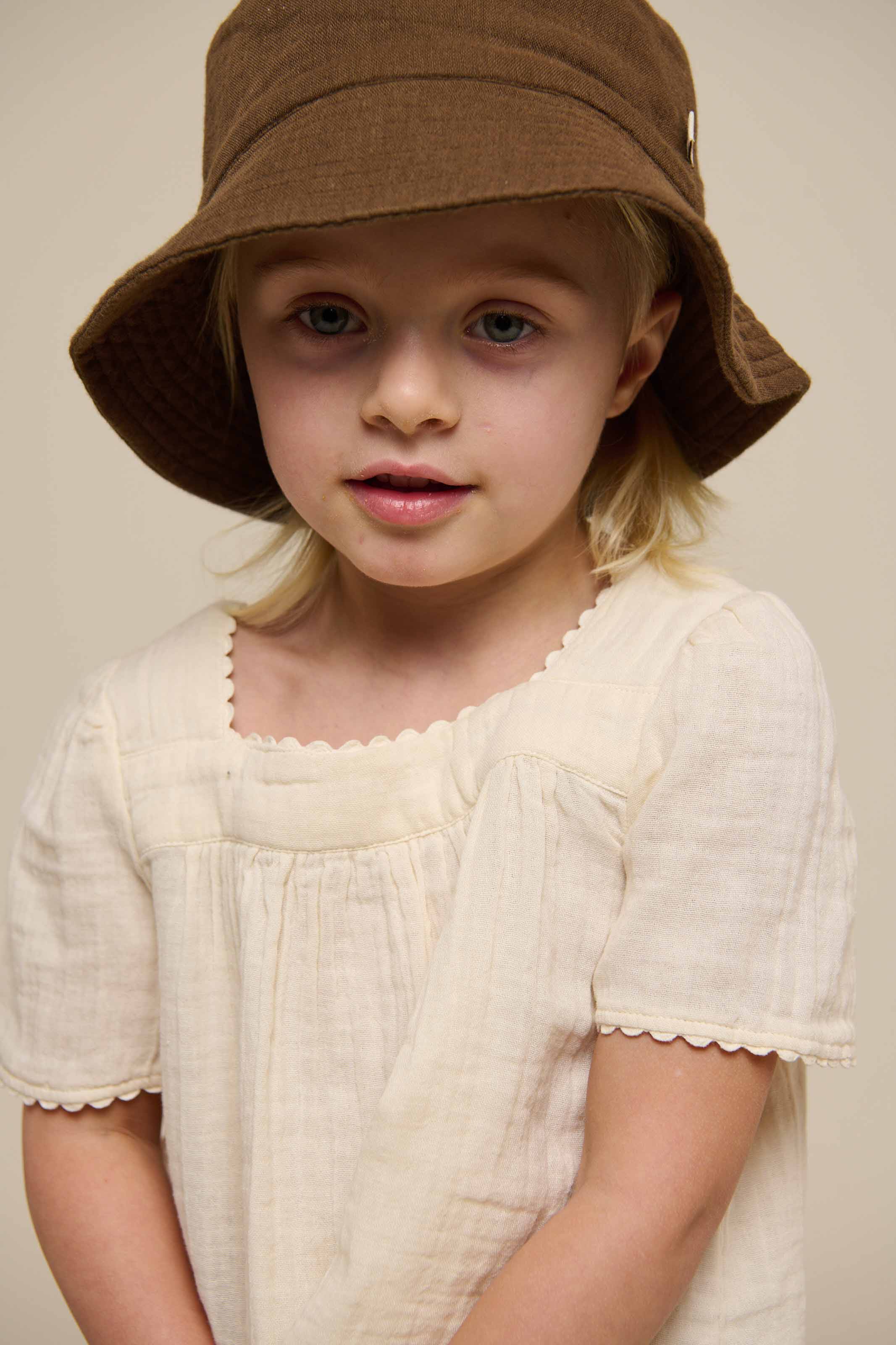 Gaze Kurzarmbluse - Kids - Off White | 100918 Jasmine - Image 4