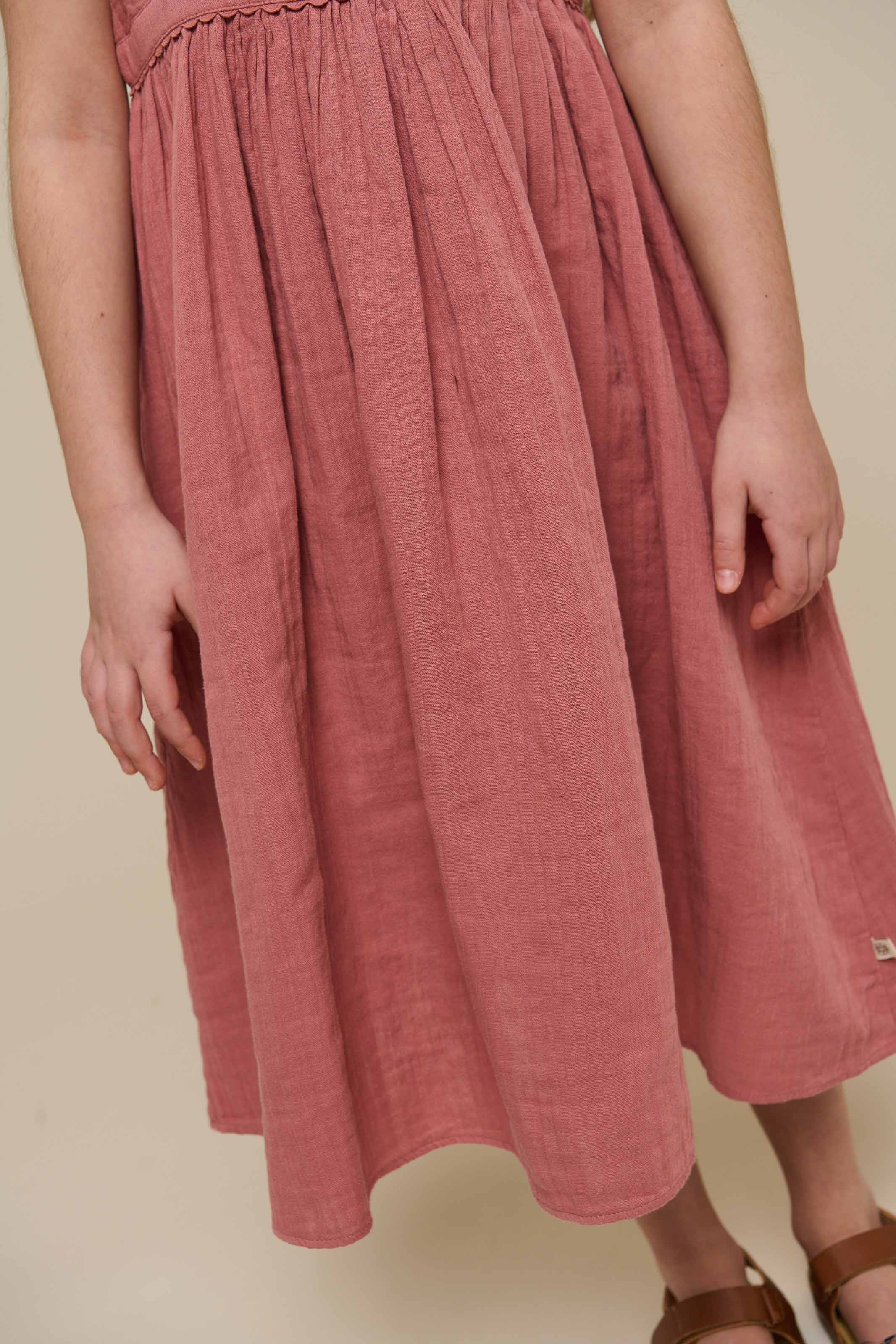 Gaze Trägerkleid - Tween - Old Rose | 100912 Jasmine - Image 7