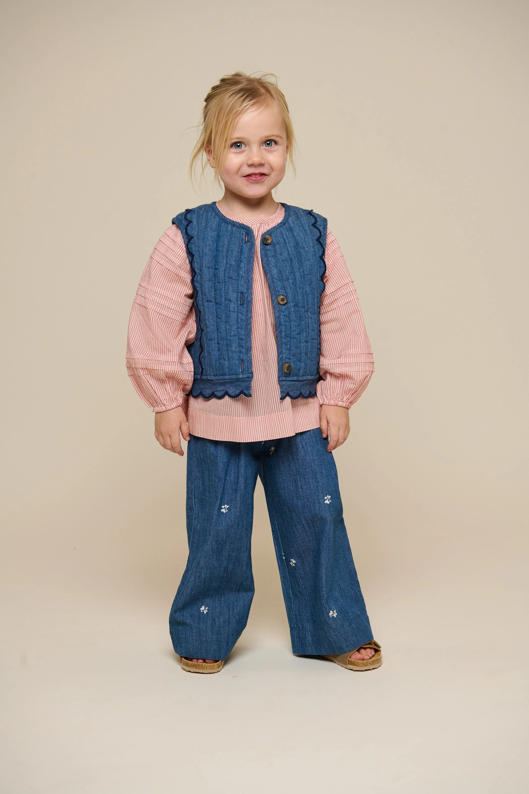 Gesteppte Denimweste - Kids - Blue Denim | 101052 Isabella - Image 2