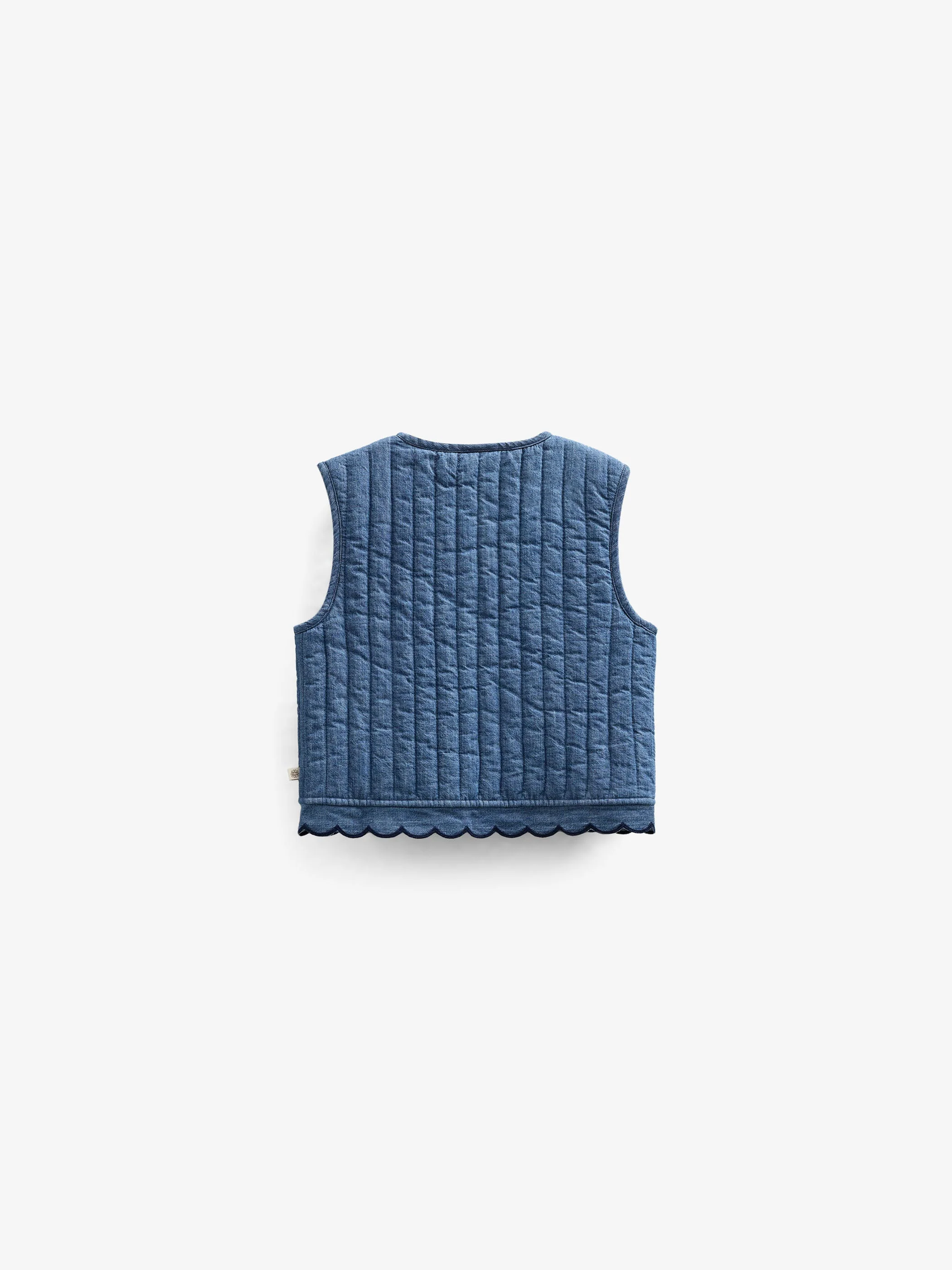 Gesteppte Denimweste - Tween - Blue Denim | 101083 Isabella - Image 3