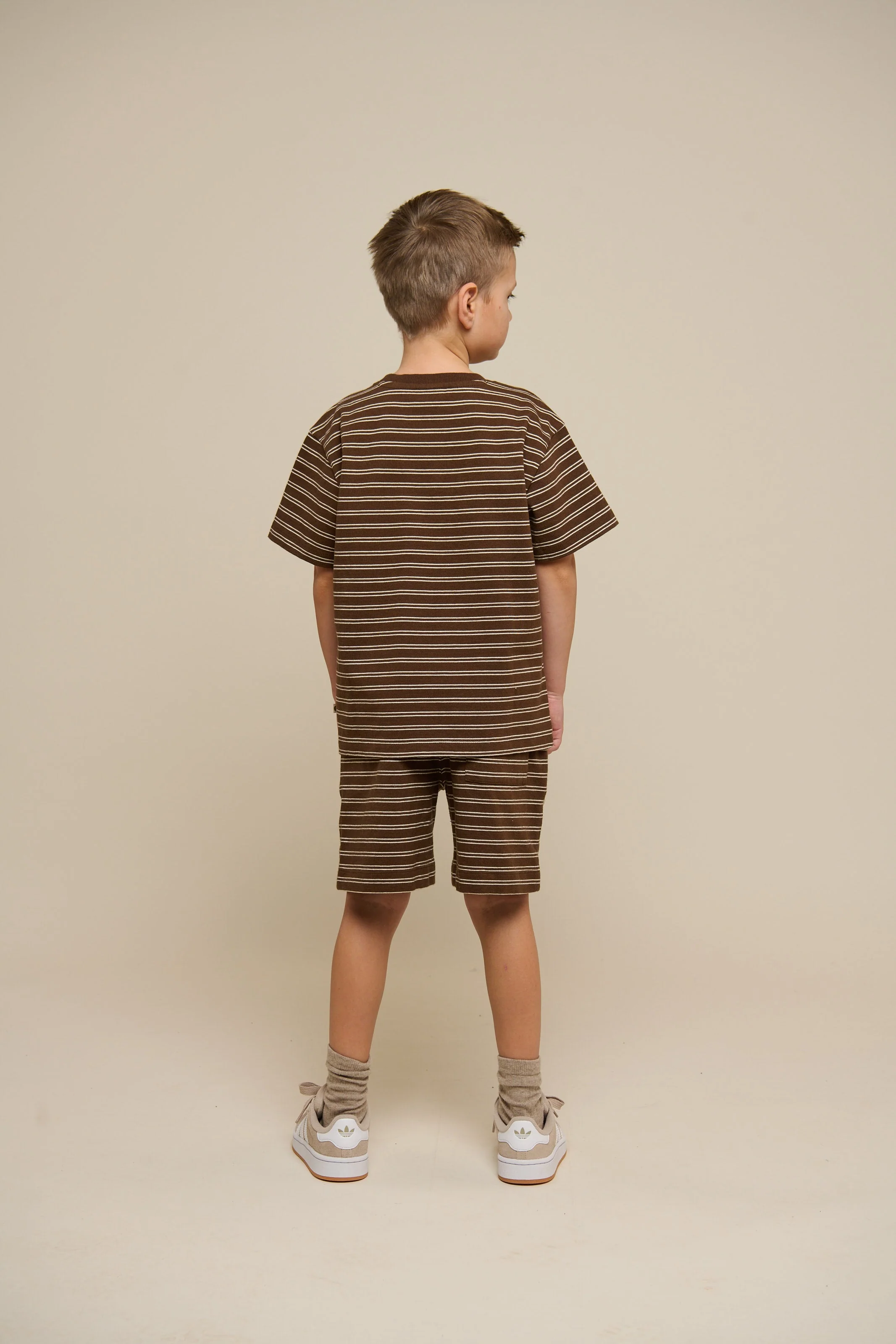 Gestreifte Jersey Shorts - Tween - Dark Brown | 101182 Otto - Image 4