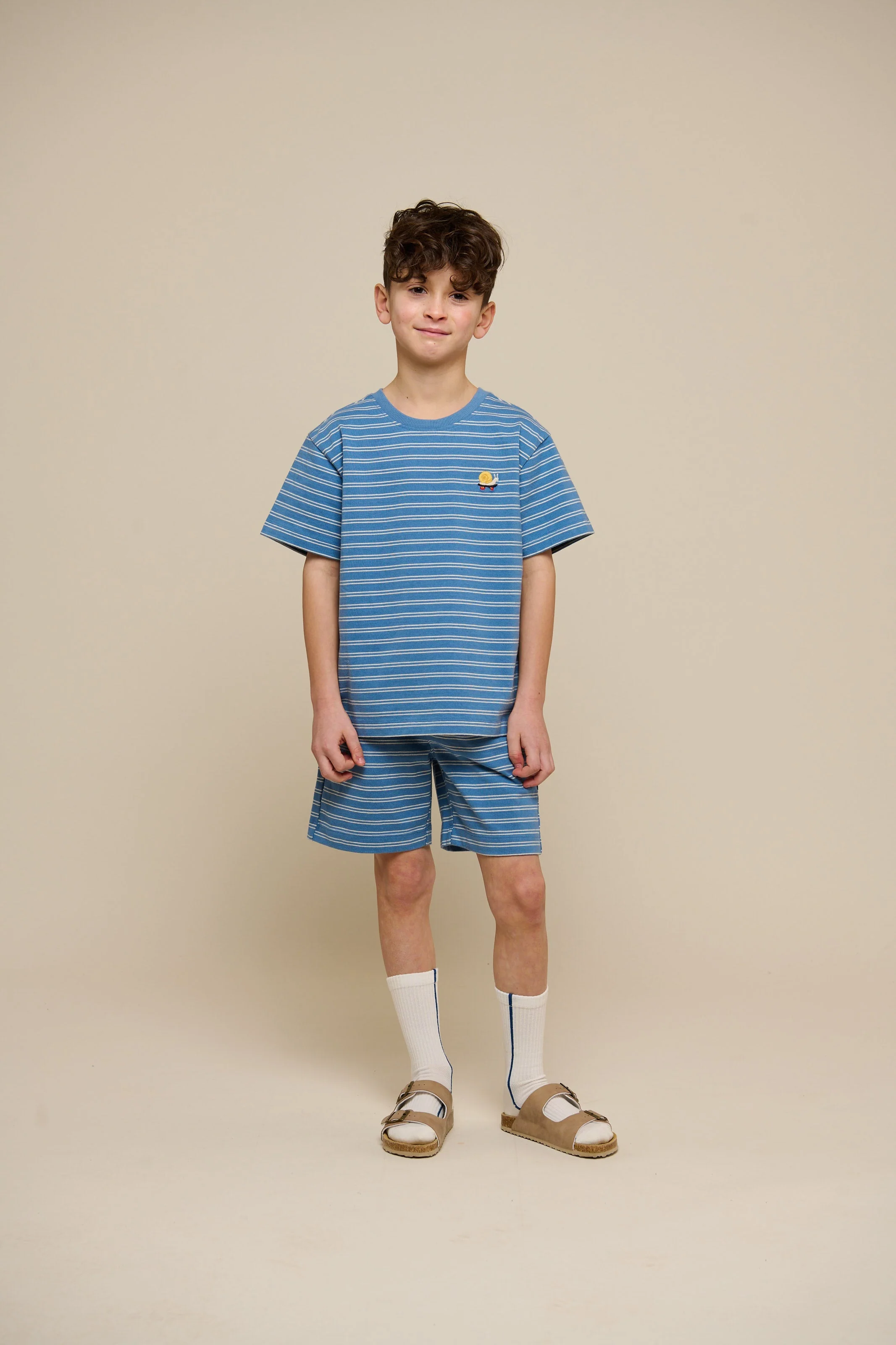 Gestreifte Jersey Shorts - Tween - Dusty Blue | 101184 Otto - Image 5