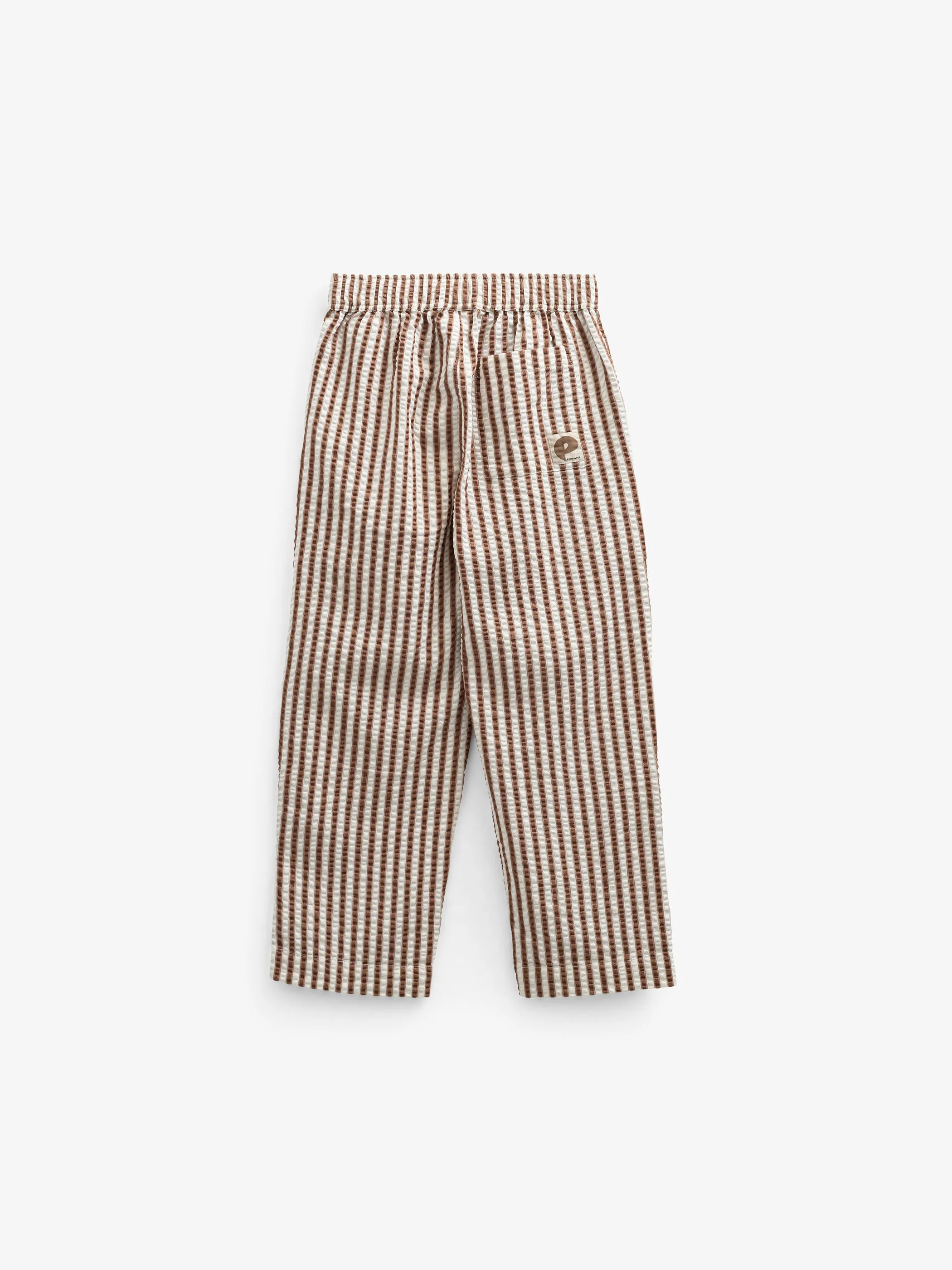 Gestreifte Seersucker Hose - Kids - Brown | 101189 Frank - Image 3