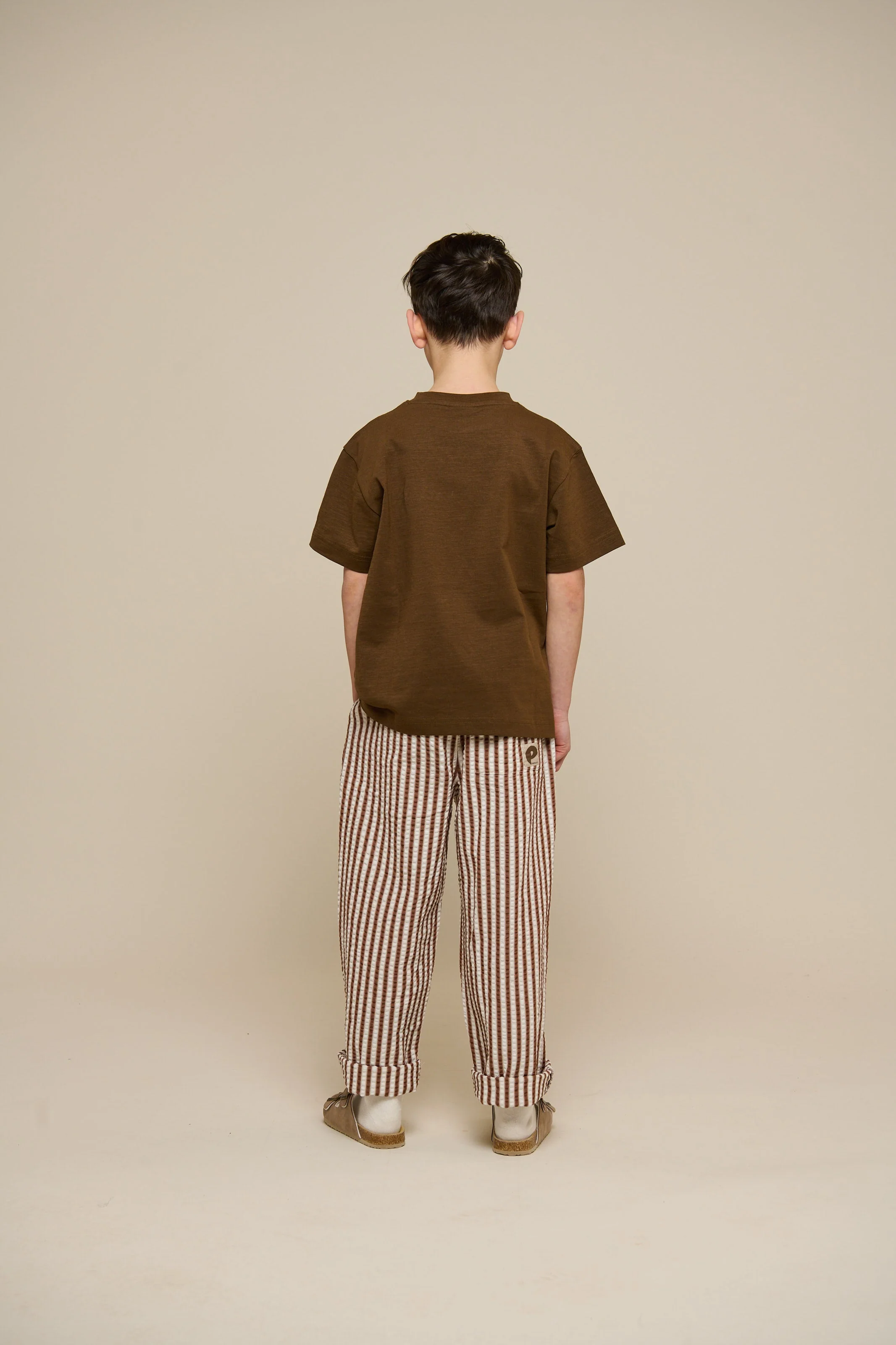 Gestreifte Seersucker Hose - Tween - Brown | 101190 Frank - Image 5