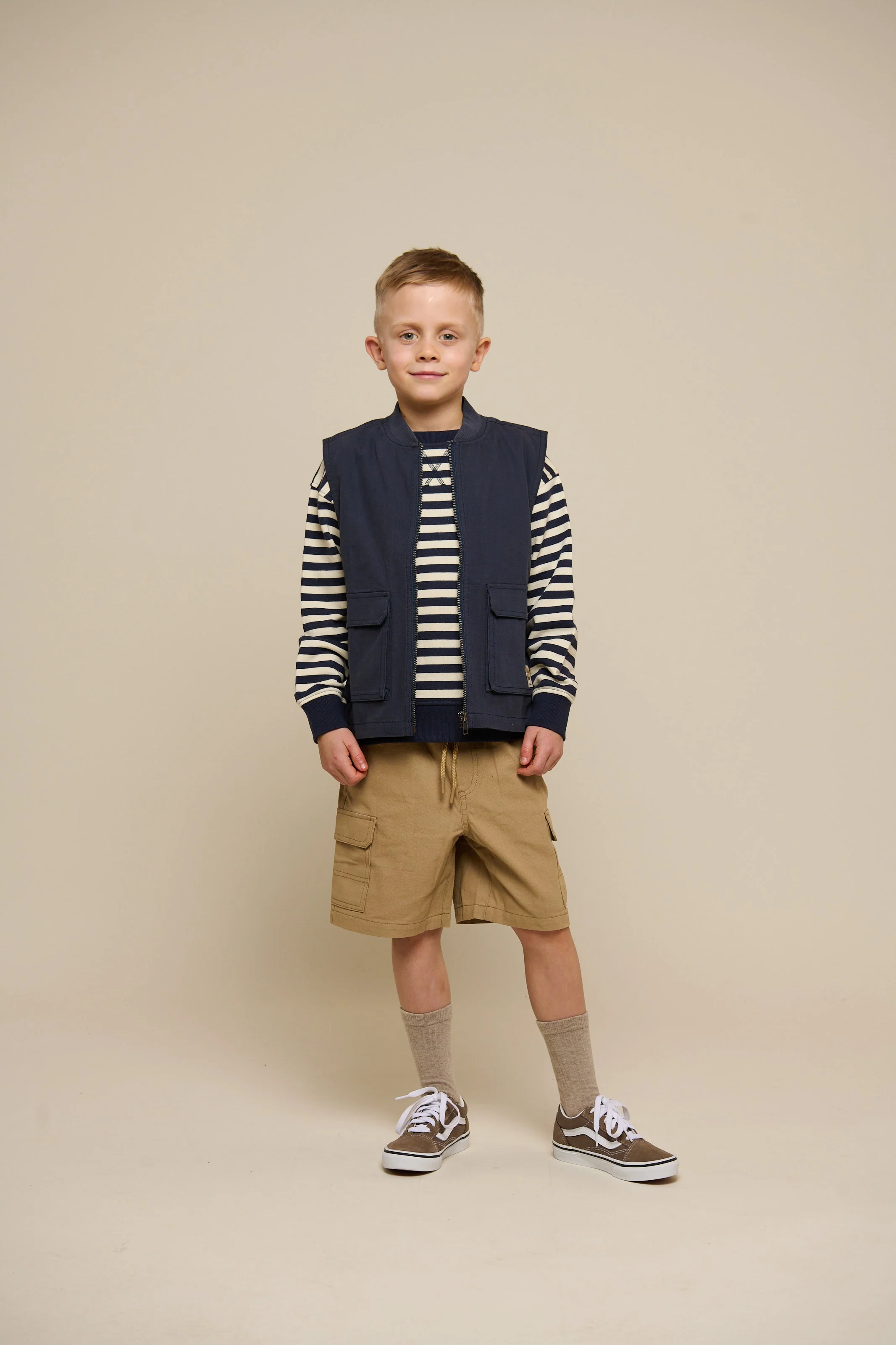 Gestreiftes Crewneck Sweatshirt - Tween - Navy Stripe | 101345 Cole - Image 6