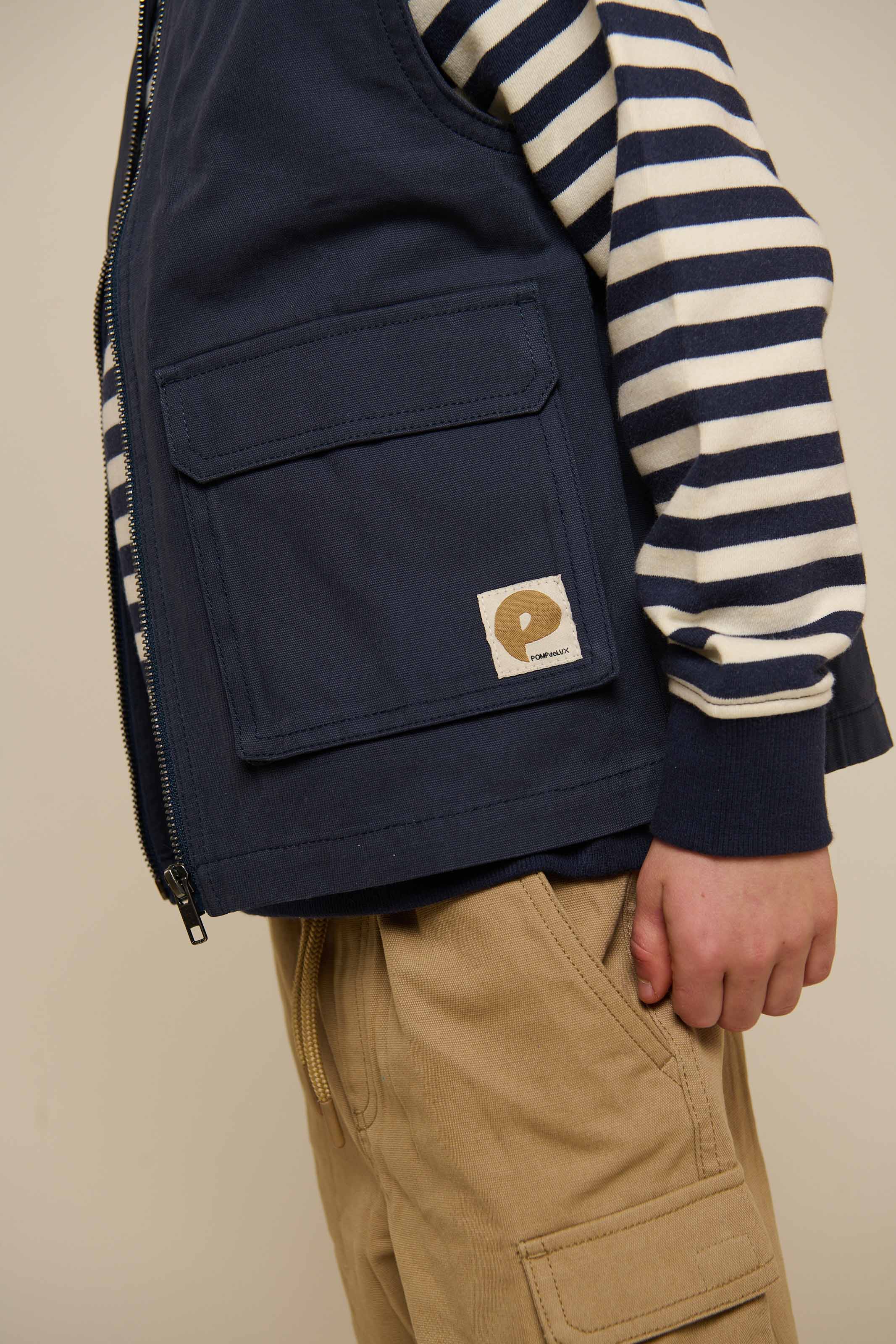 Gestreiftes Crewneck Sweatshirt - Tween - Navy Stripe | 101345 Cole - Image 9