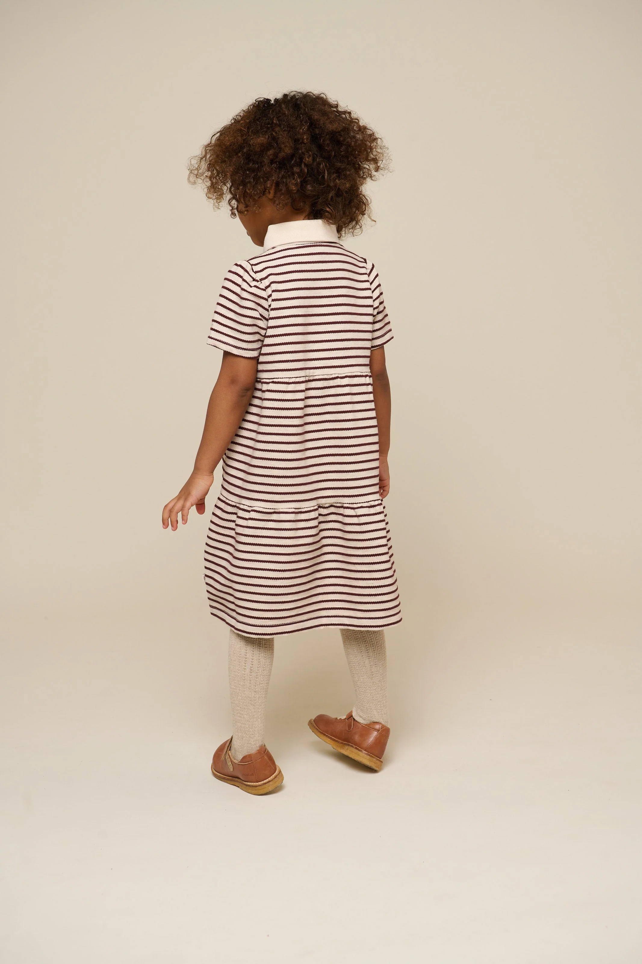 Gestreiftes Jersey-Kleid - Kids - Brown | 101010 Emmie - Image 5