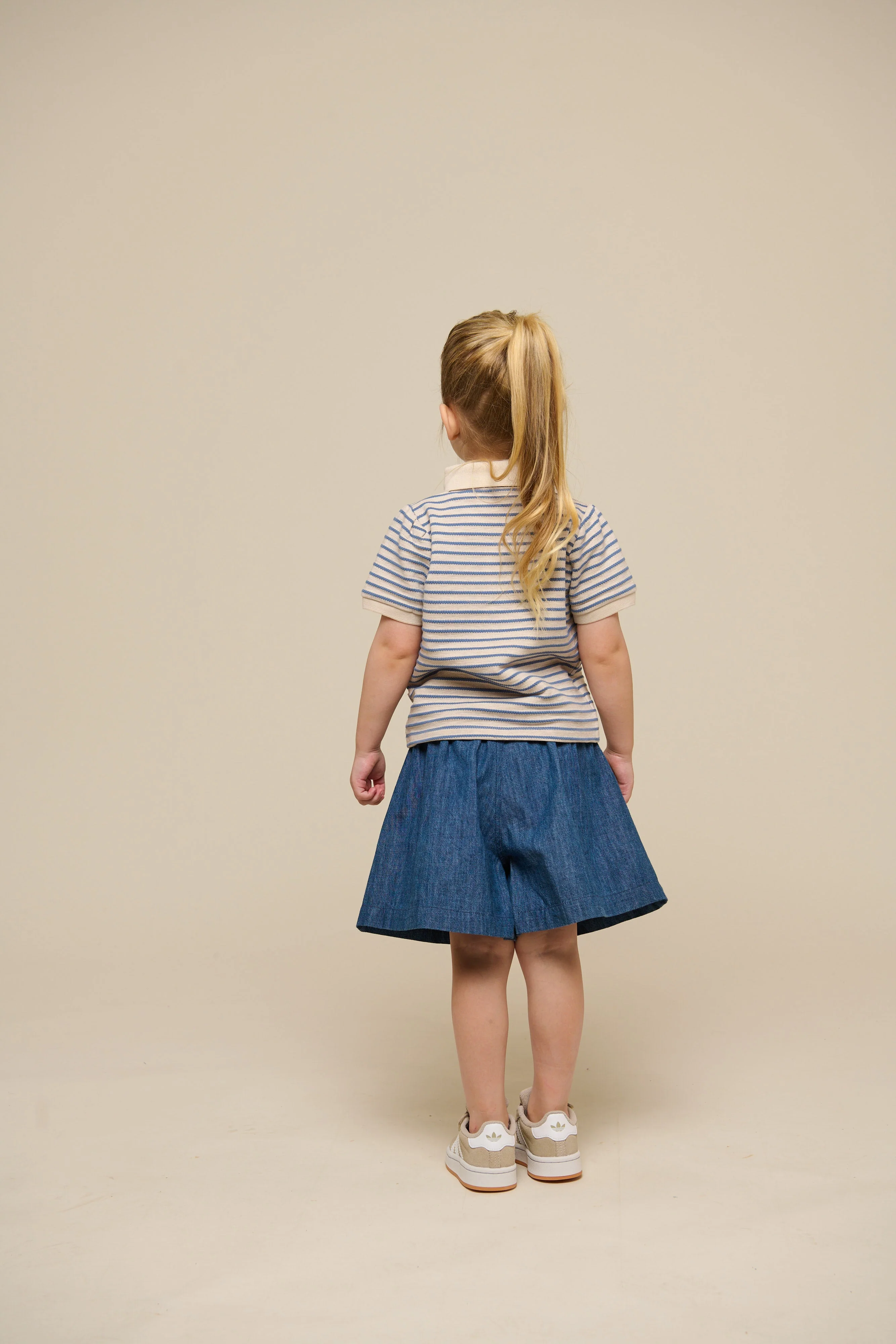 Gestreiftes Jersey-Poloshirt - Kids - Blue | 101006 Emmie - Image 5