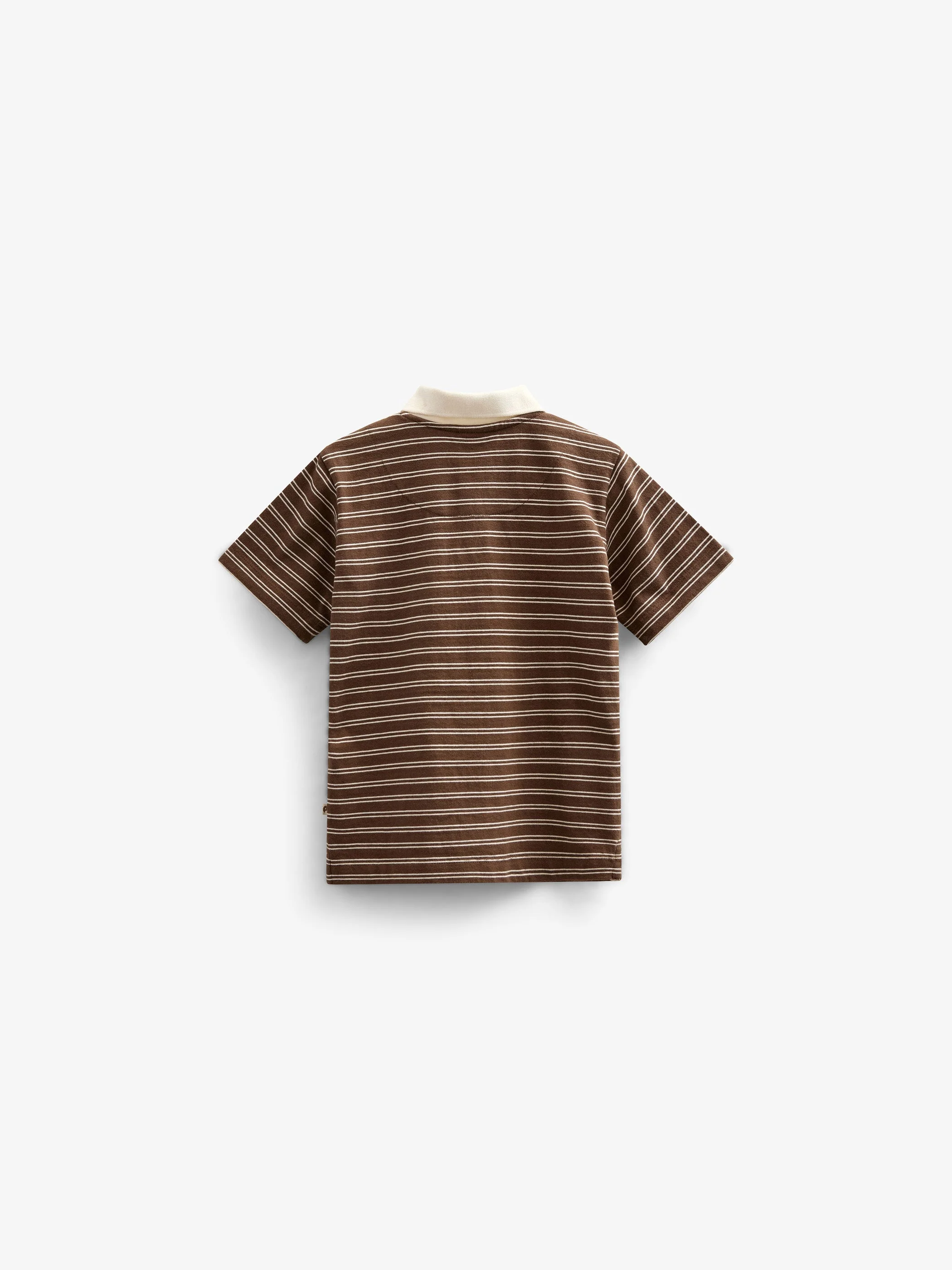 Gestreiftes Jersey-Poloshirt - Kids - Dark Brown | 101173 Otto - Image 3