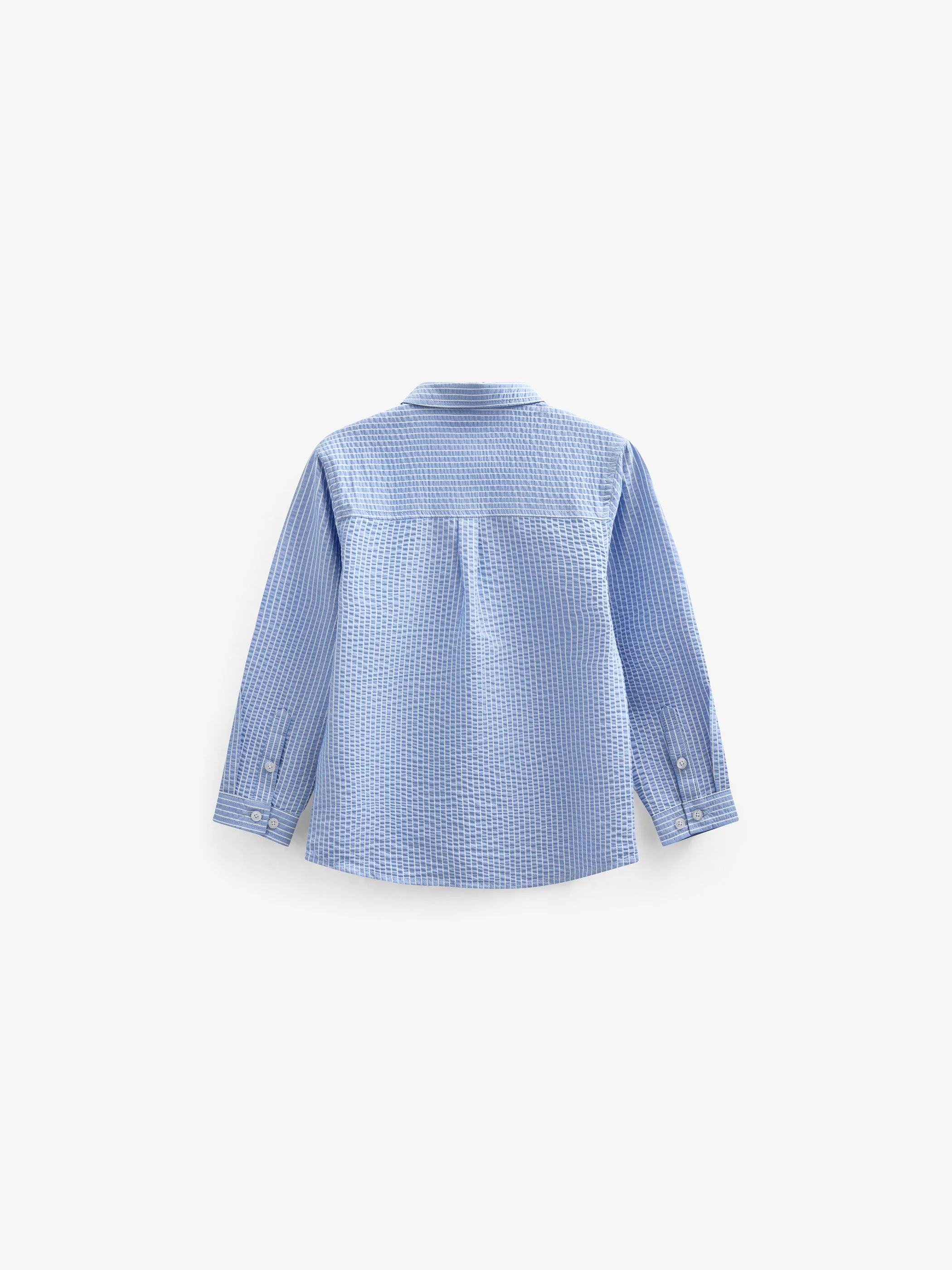 Gestreiftes Seersucker-Hemd - Tween - Blue Stripe | 101347 Patrick - Image 3
