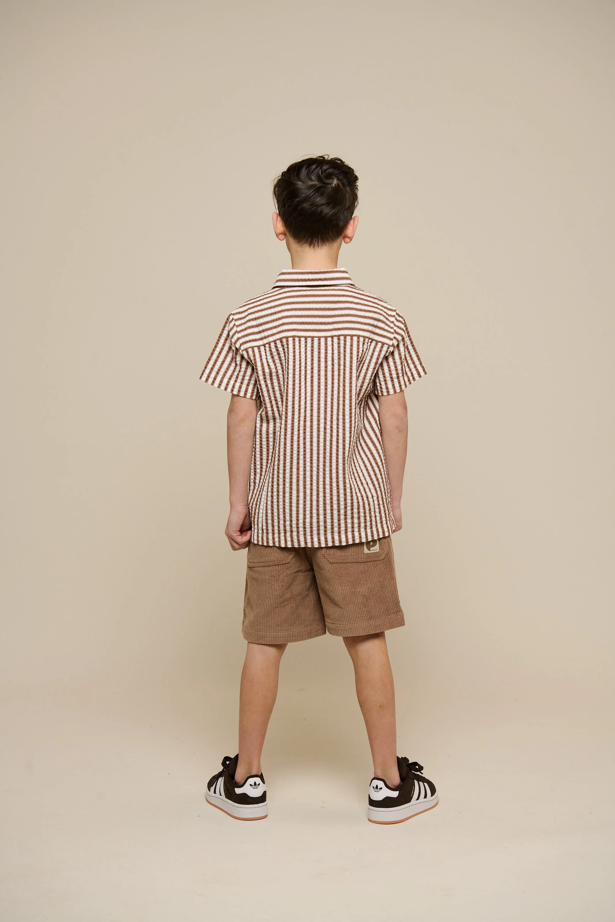 Gestreiftes Seersucker-Hemd - Tween - Brown | 101186 Frank - Image 5