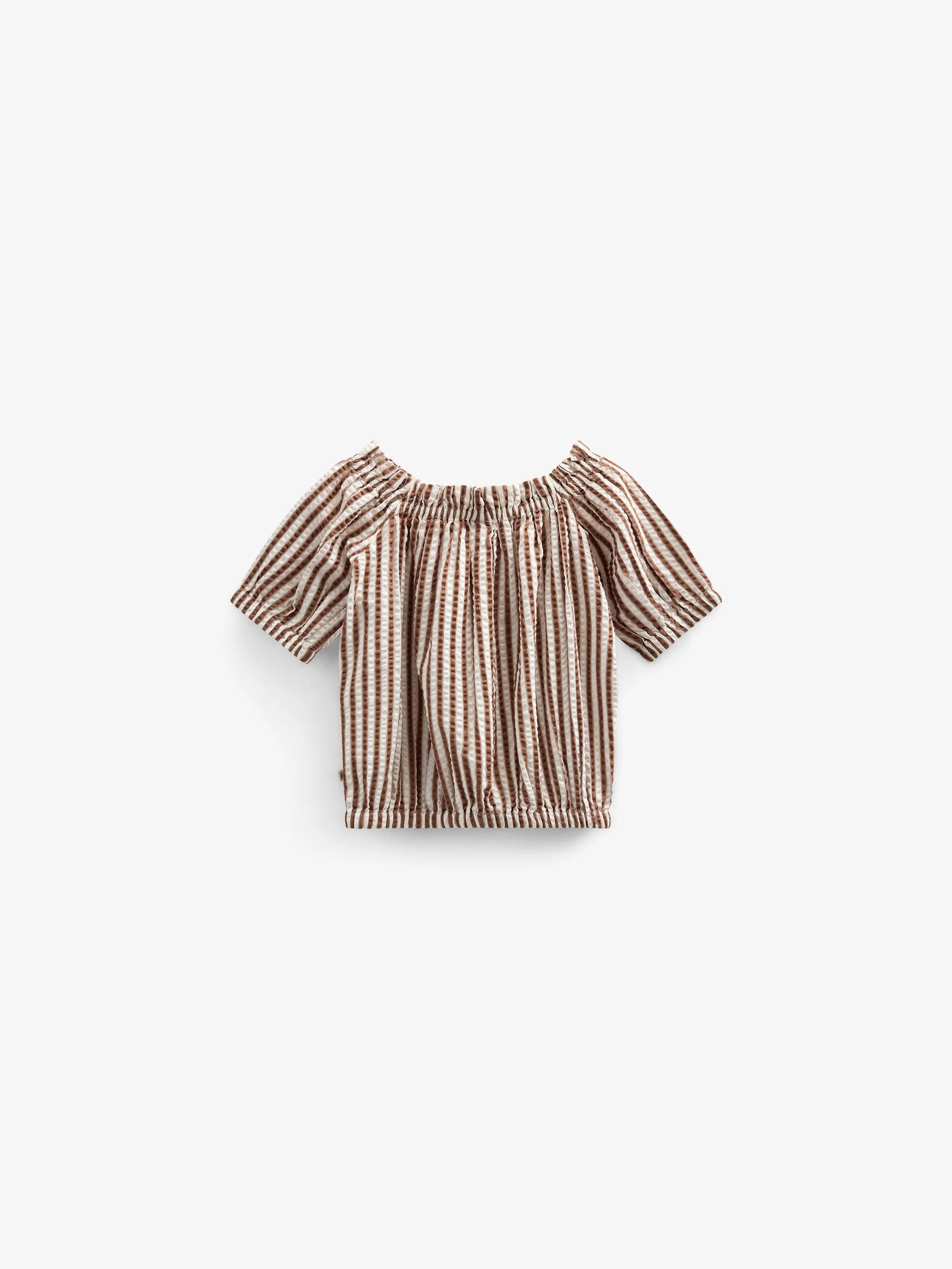 Gestreiftes Seersucker-Top - Tween - Brown | 101192 Nadia - Image 3