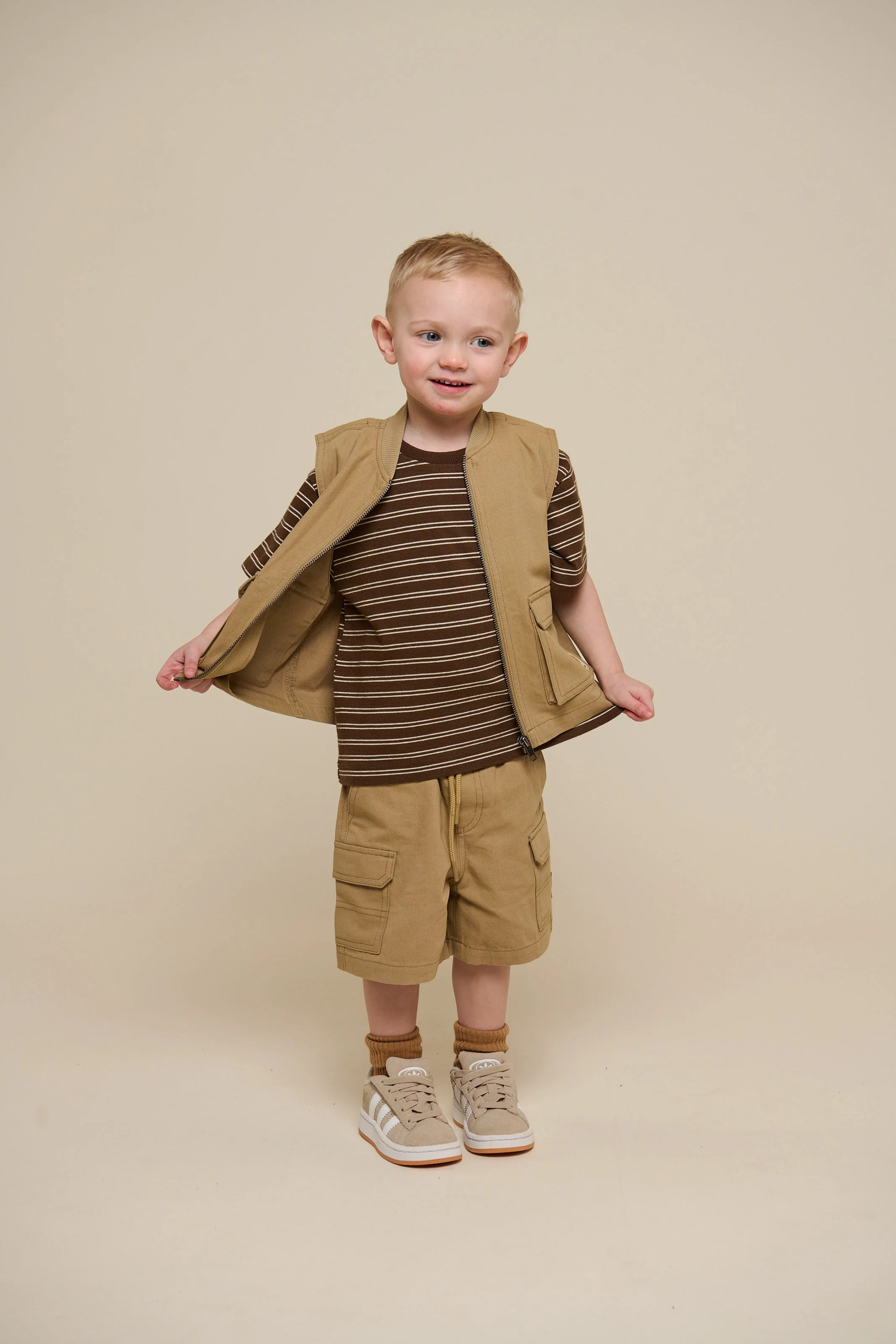Gestreiftes T-Shirt - Kids - Dark Brown | 101177 Otto - Image 2